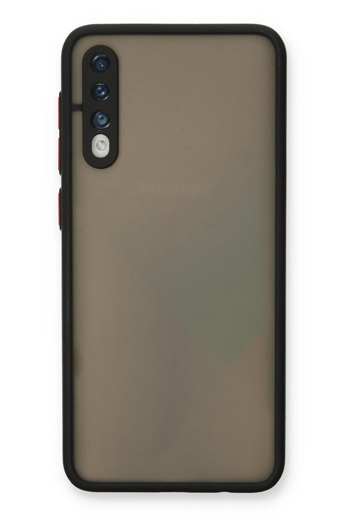 NewFace Samsung Galaxy A30S Kılıf Montreal Silikon Kapak - Siyah YNSMR
