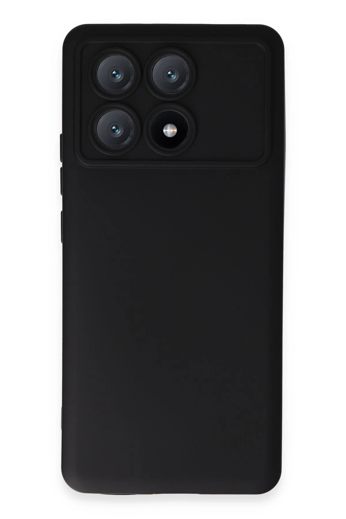NewFace Xiaomi Poco X6 Pro Kılıf Nano içi Kadife Silikonuyumlu   - Siyah HNZRN