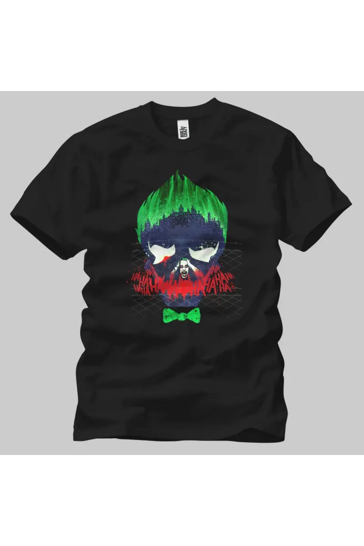 Built By Crazy Suicide Squad: Joker Icon HAHA Unisex Tişört