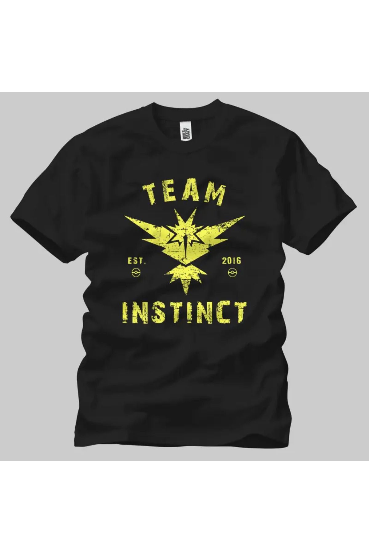 Built By Crazy Pokemon: Team Instinct 2016 Unisex Tişört