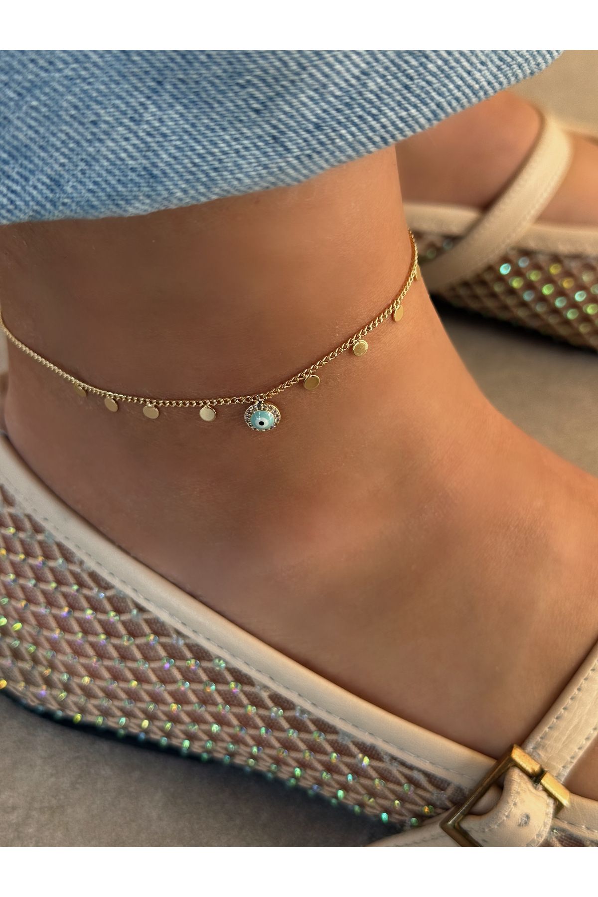 HeyYou Jewelry Pullu göz halhal