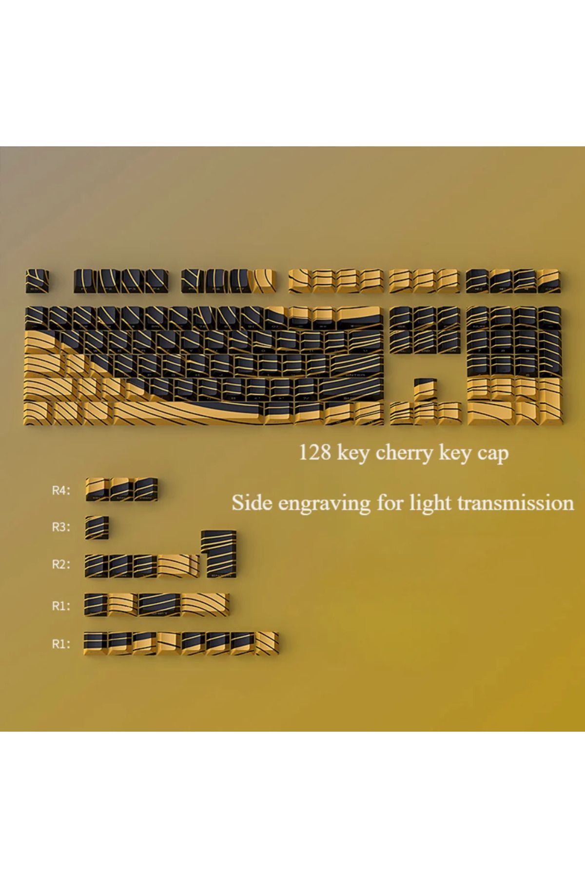 silabor Vounter line Keycaps Tuş Takımı Mekanik Klavye Tuş Takımı