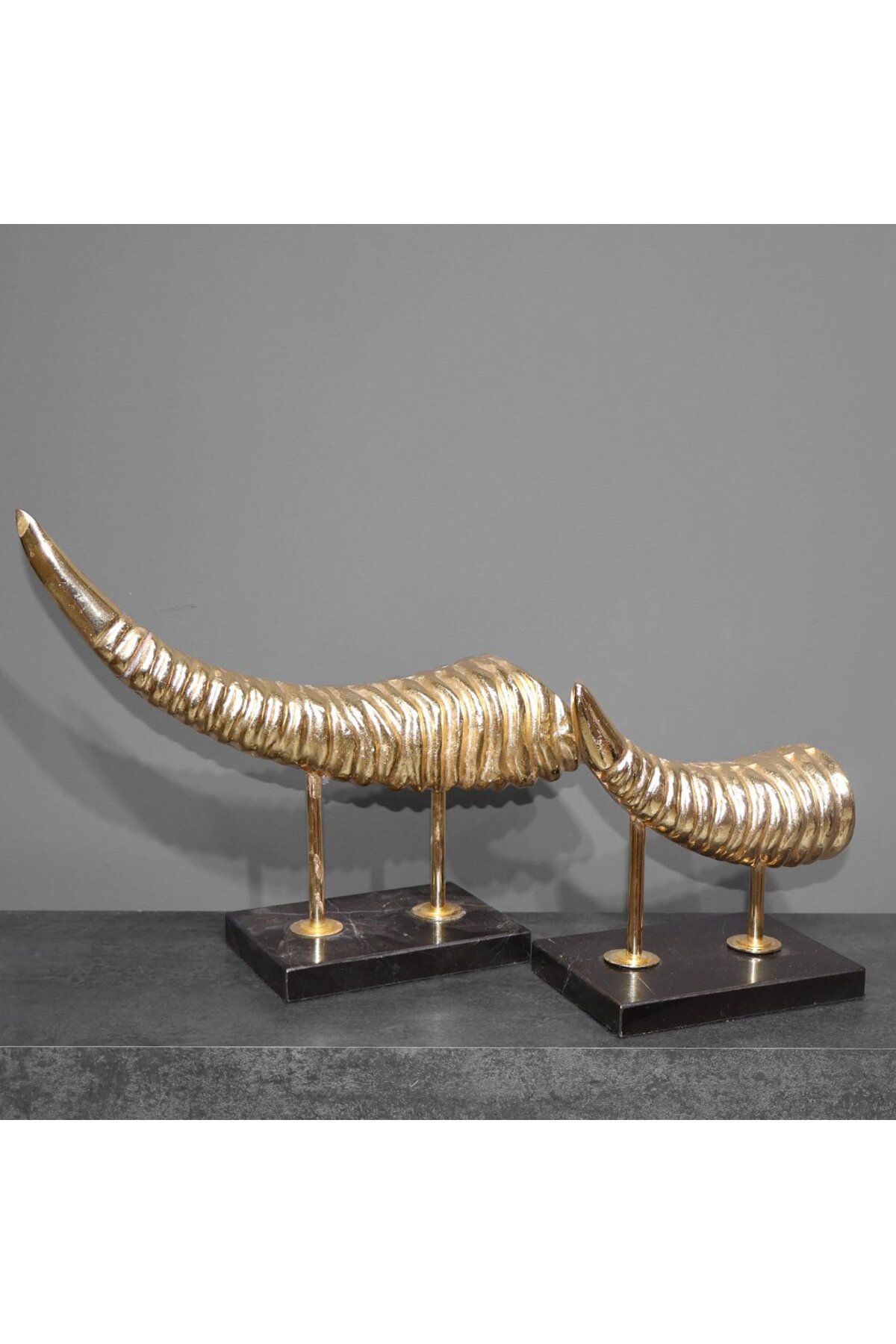 Softyline İkili Fil Dişi Dekor Gold