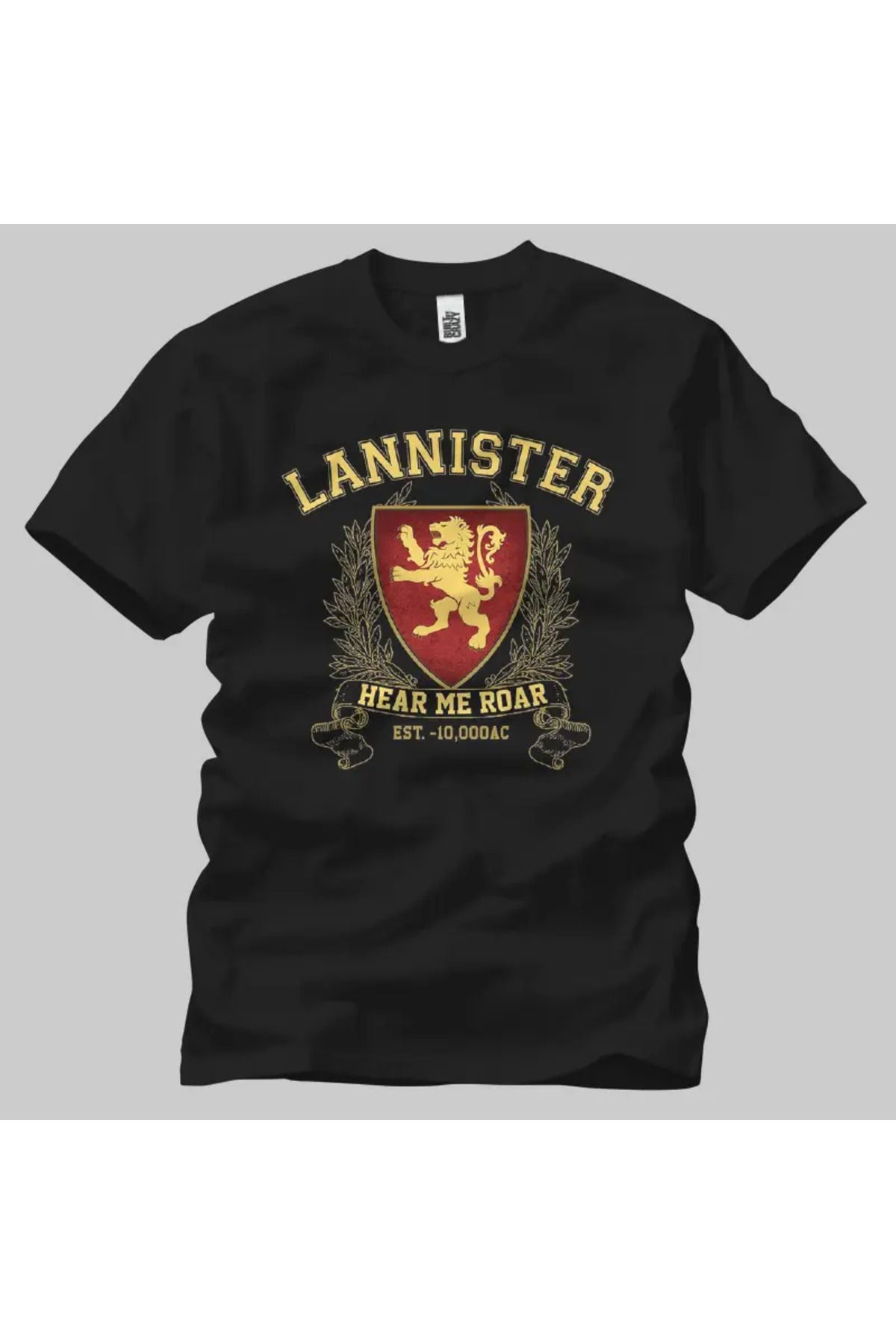 Built By Crazy Game Of Thrones: Lannister Univercity Unisex Tişört