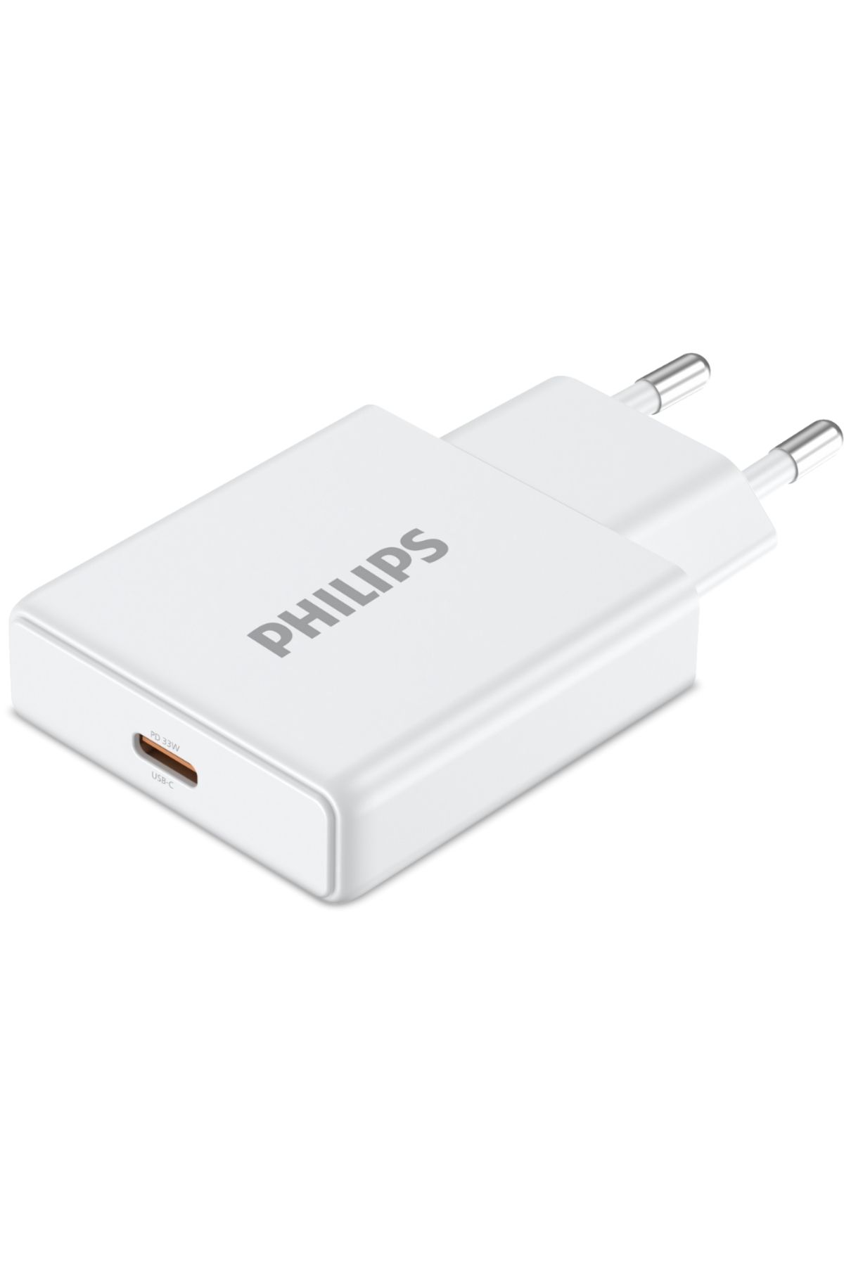 Philips Type-C Hızlı Şarj Adaptörü,33W PowerDelivery 3.0 + QuickCharge 3.0,Akım Korumalı,Slim Şarj,DLP4311C