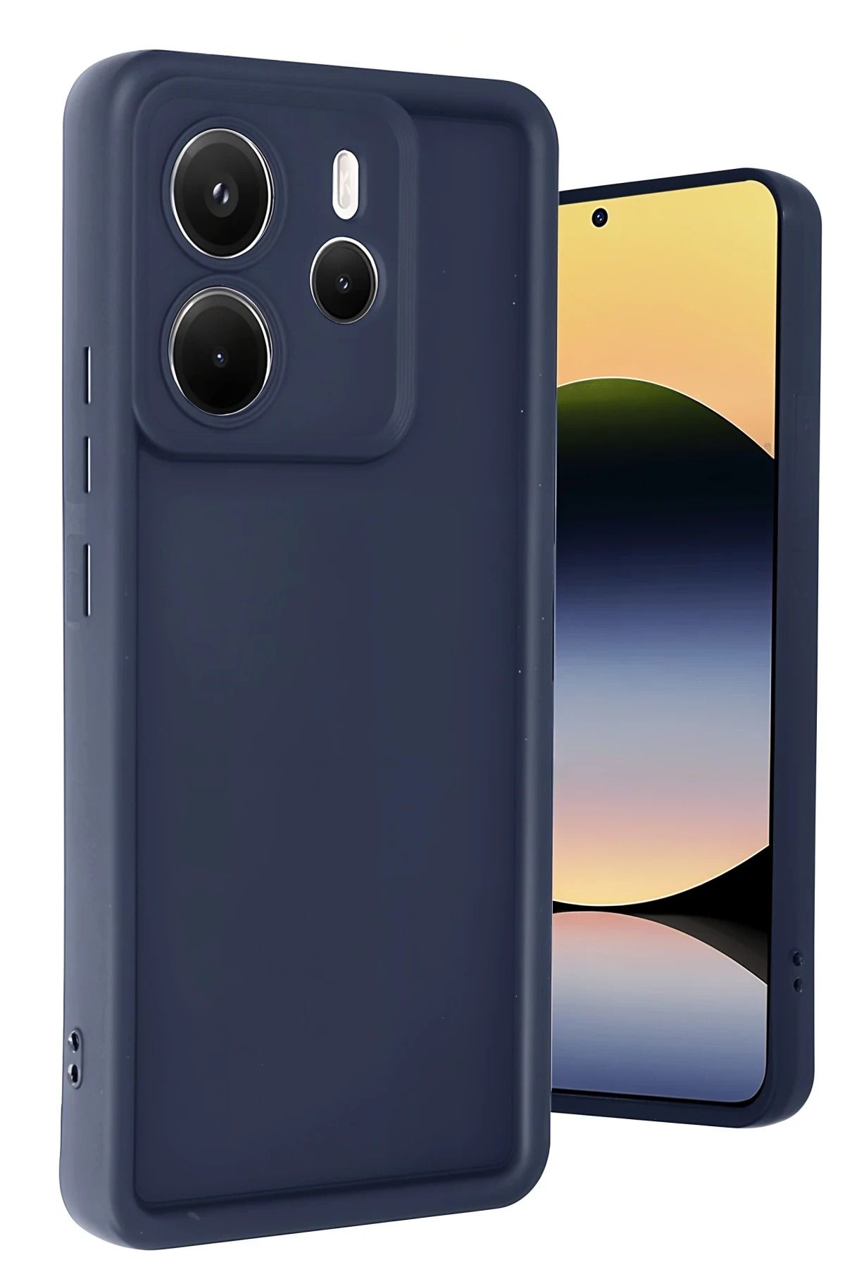 NewFace Xiaomi Redmi Note 14 4G Kılıf Viera Silikon - Lacivert ALMLA
