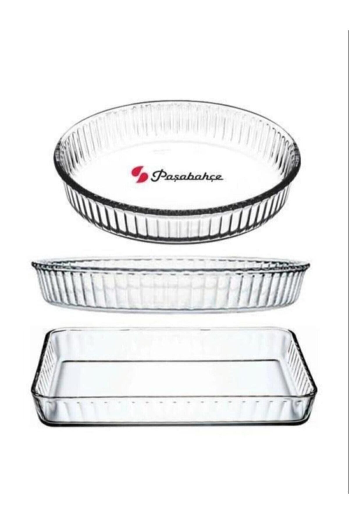 Paşabahçe borcam fırın tepsisi - 3 lü borcam set