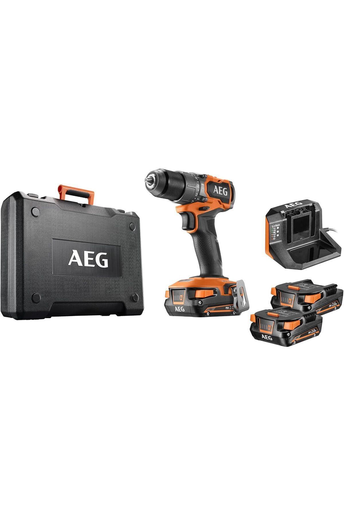AEG Bsb 18sbl2-202c 2 X 2.0 Ah Sarjlı Darbeli Matkap - 4935480058
