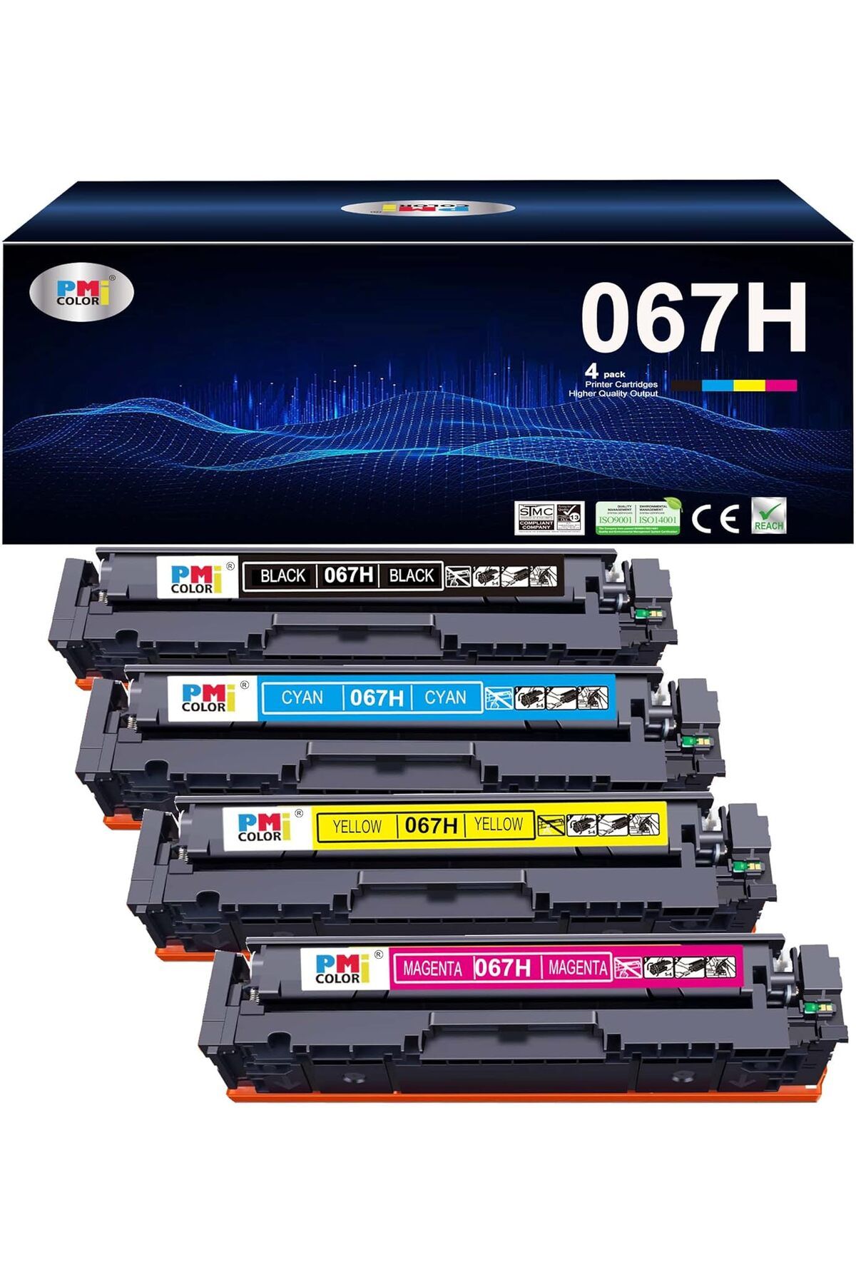 Canon MF656Cdw, MF654Cdw,MF652Cw,MF653Cdw, LBP633Cdw and LBP632Cdw (Black,Cyan,Magenta,Yellow