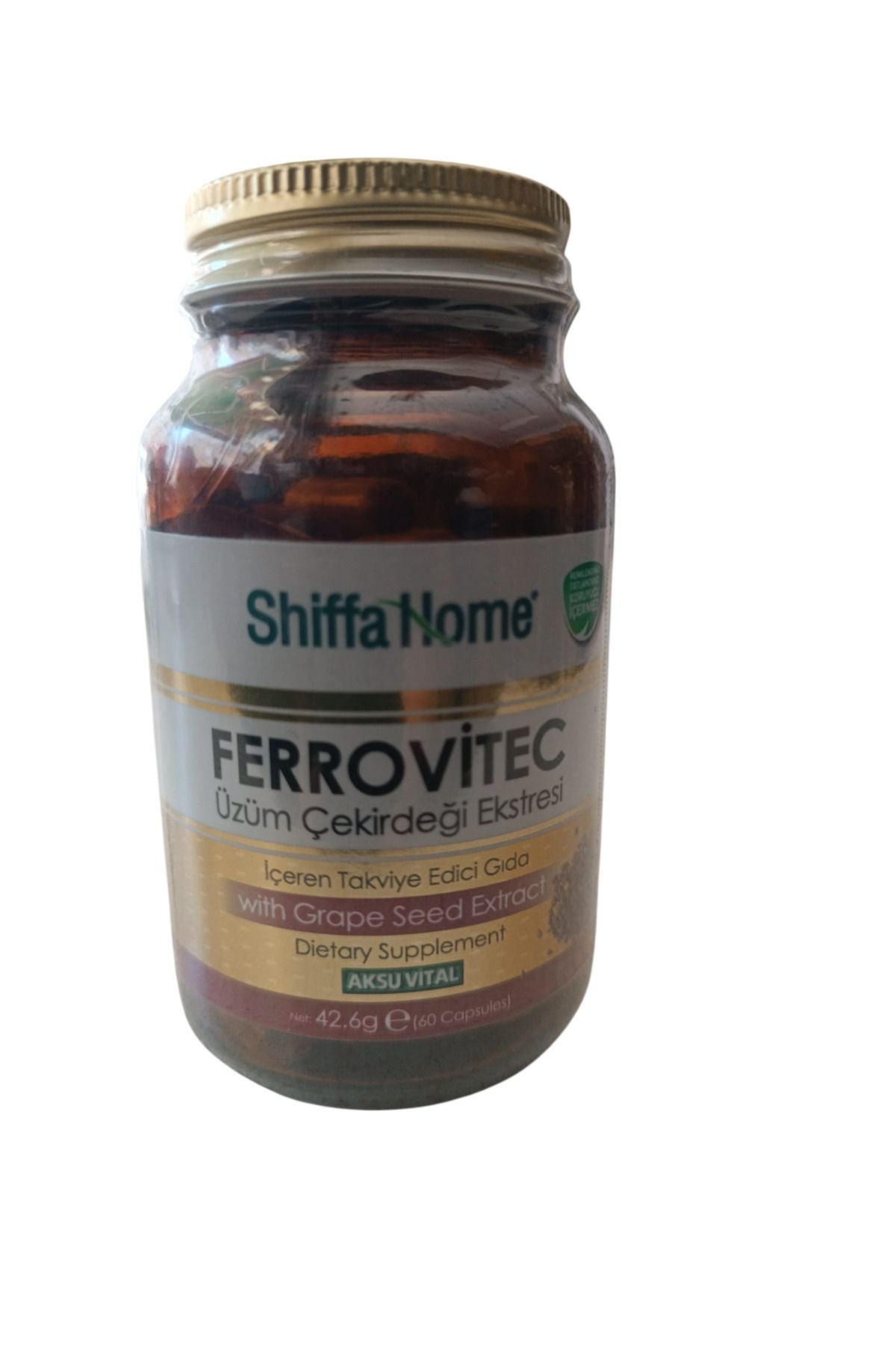 Shiffa Home FERROVİTEC Üzüm Çekirdeği Ekstresi (60 Capsules)