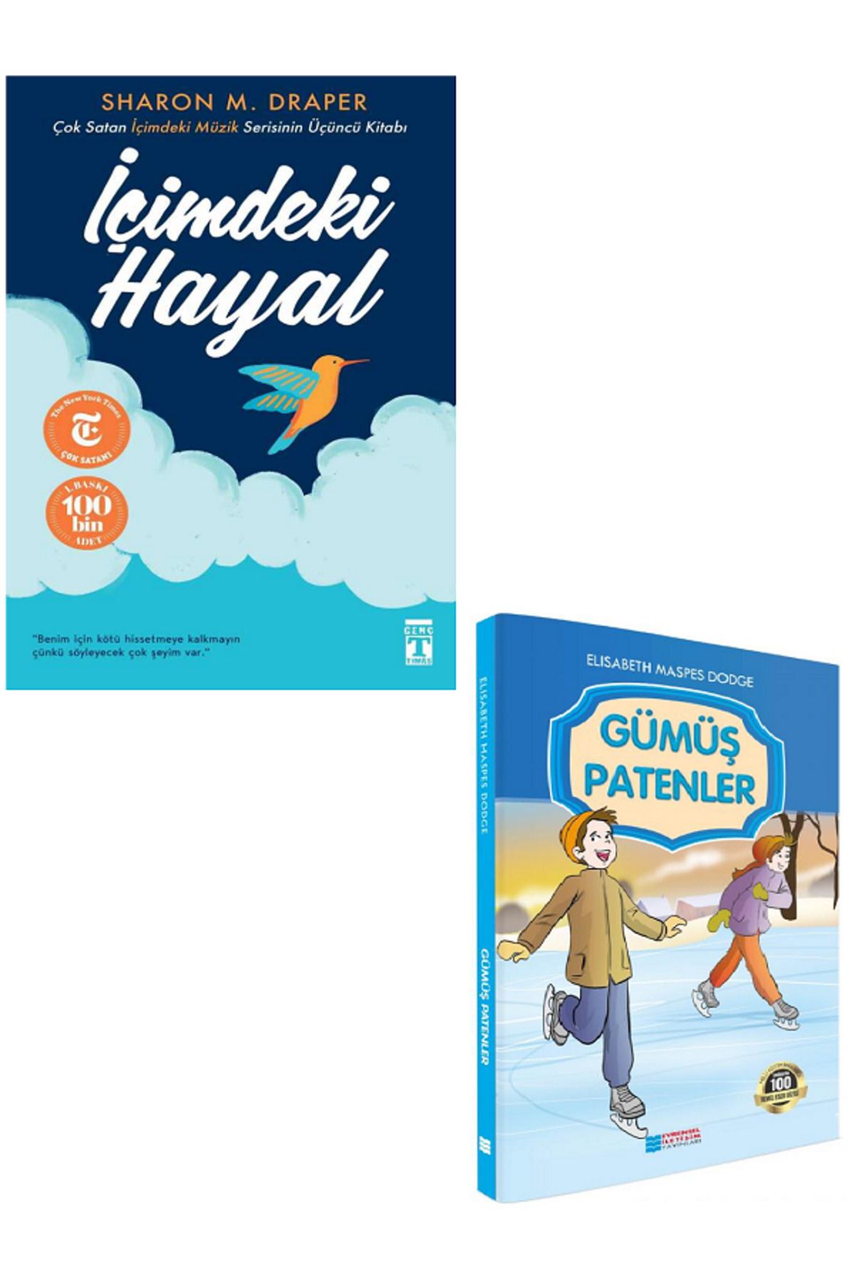 Evrensel İletişim Yayınları İçimdeki Hayal - Sharon M. Draper + Gümüş Patenler / 2 KİTAP SET