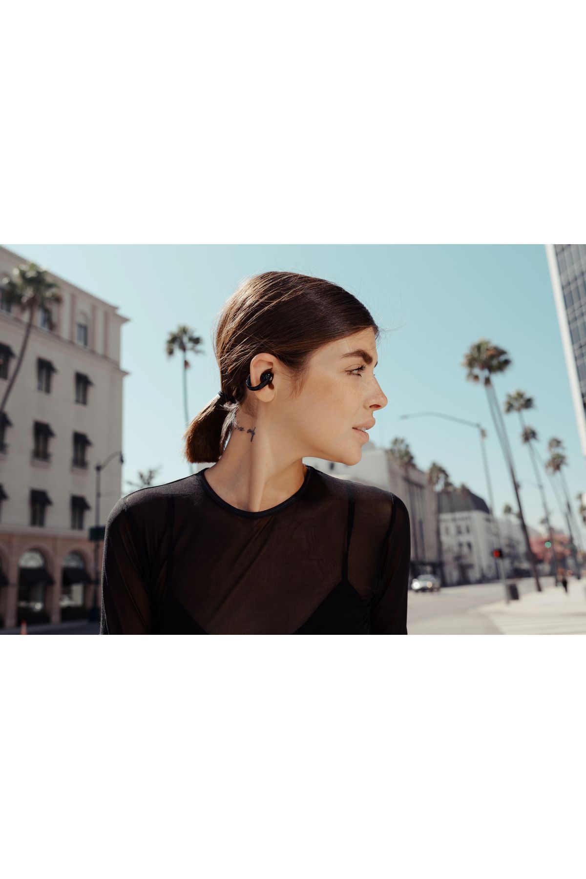 Edifier-Comfo C TWS Open-Ear Earbuds ,BT5.4,IP56,Black,28Hrs Battery,AI Noise Canceling Technology 4