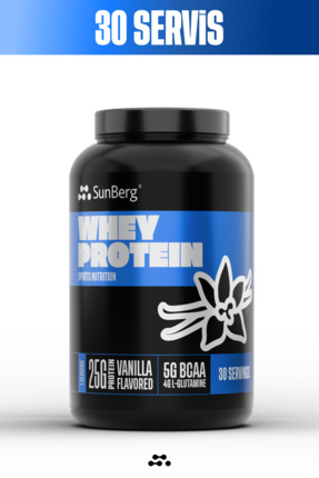 SunBerg Whey Protein l Vanilya 1050 g - 30 Servis