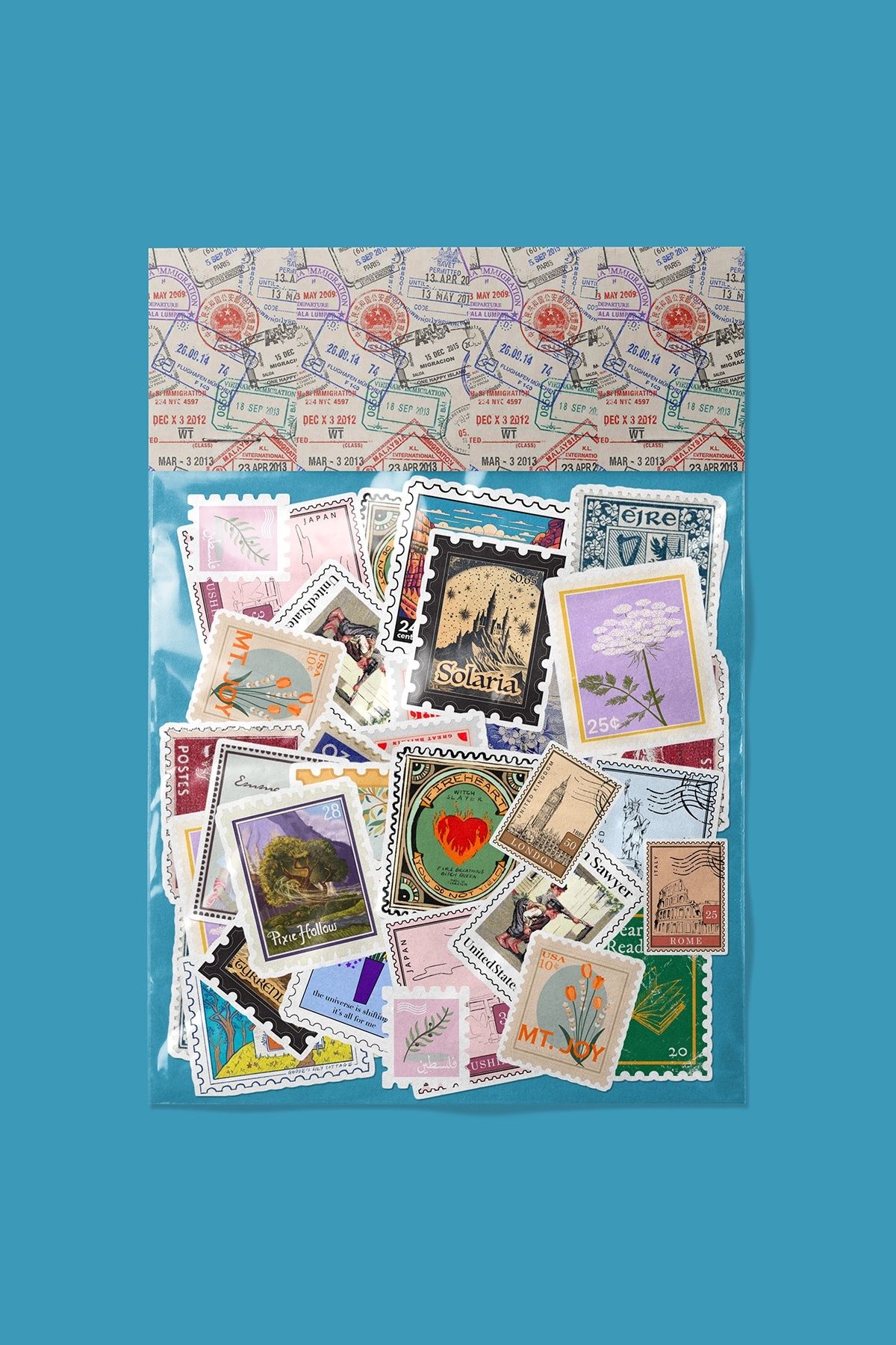 dadi ramba Pul Sticker paketi - Bullet Journal - Ajanda - Laptop Etiket Çıkartma