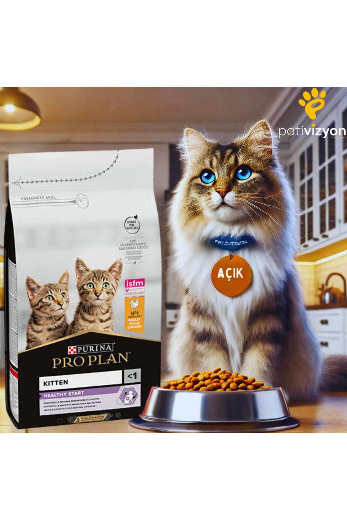 Pro Plan Kitten Yavru Kedi Maması 1 Kg Açık