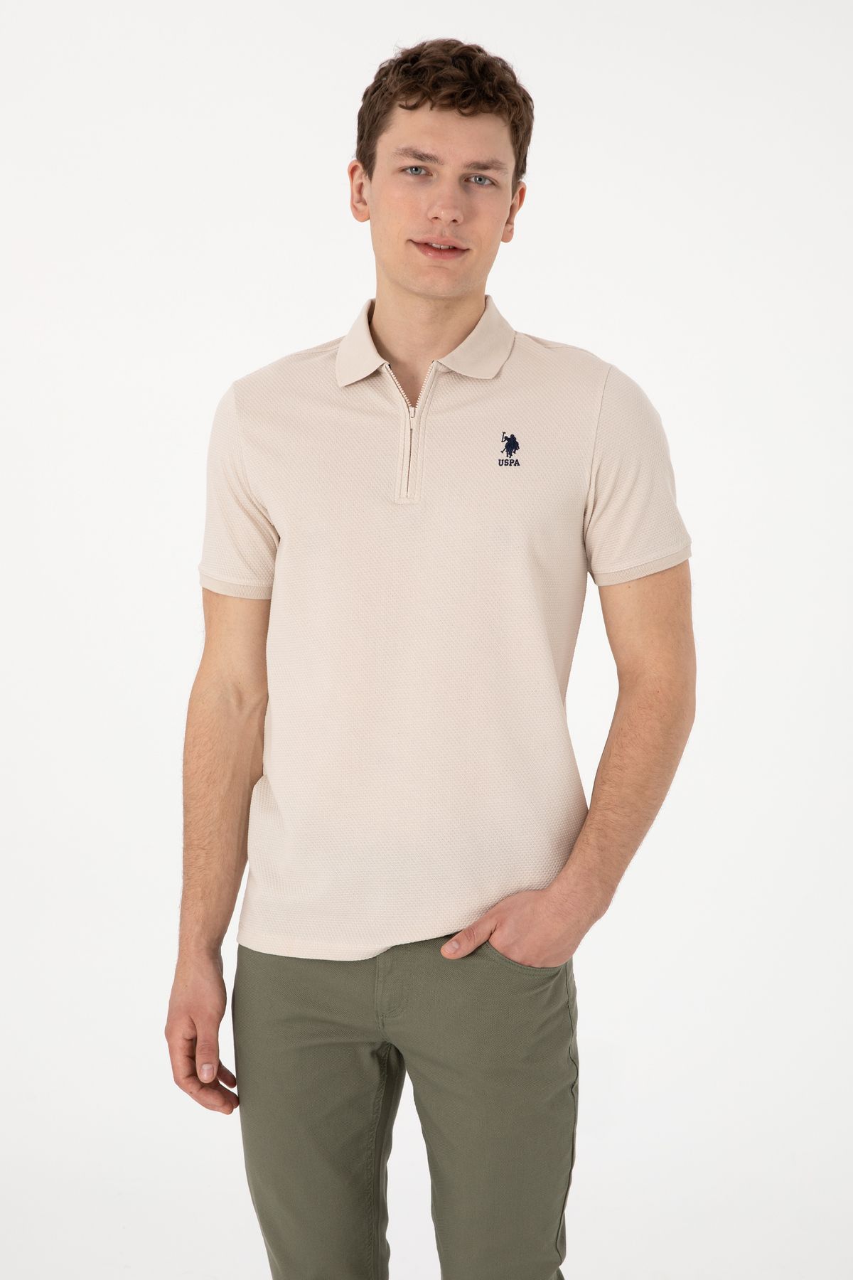 U.S. Polo Assn. Erkek Taş Tişört 50306014-VR049
