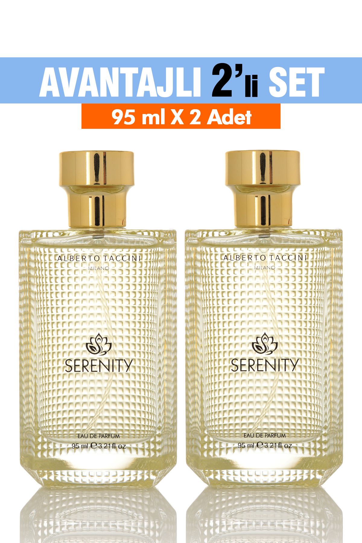 Alberto Taccini 2'Li Set Alberto Taccini SERENITY Kadın Parfümü - 95 ml