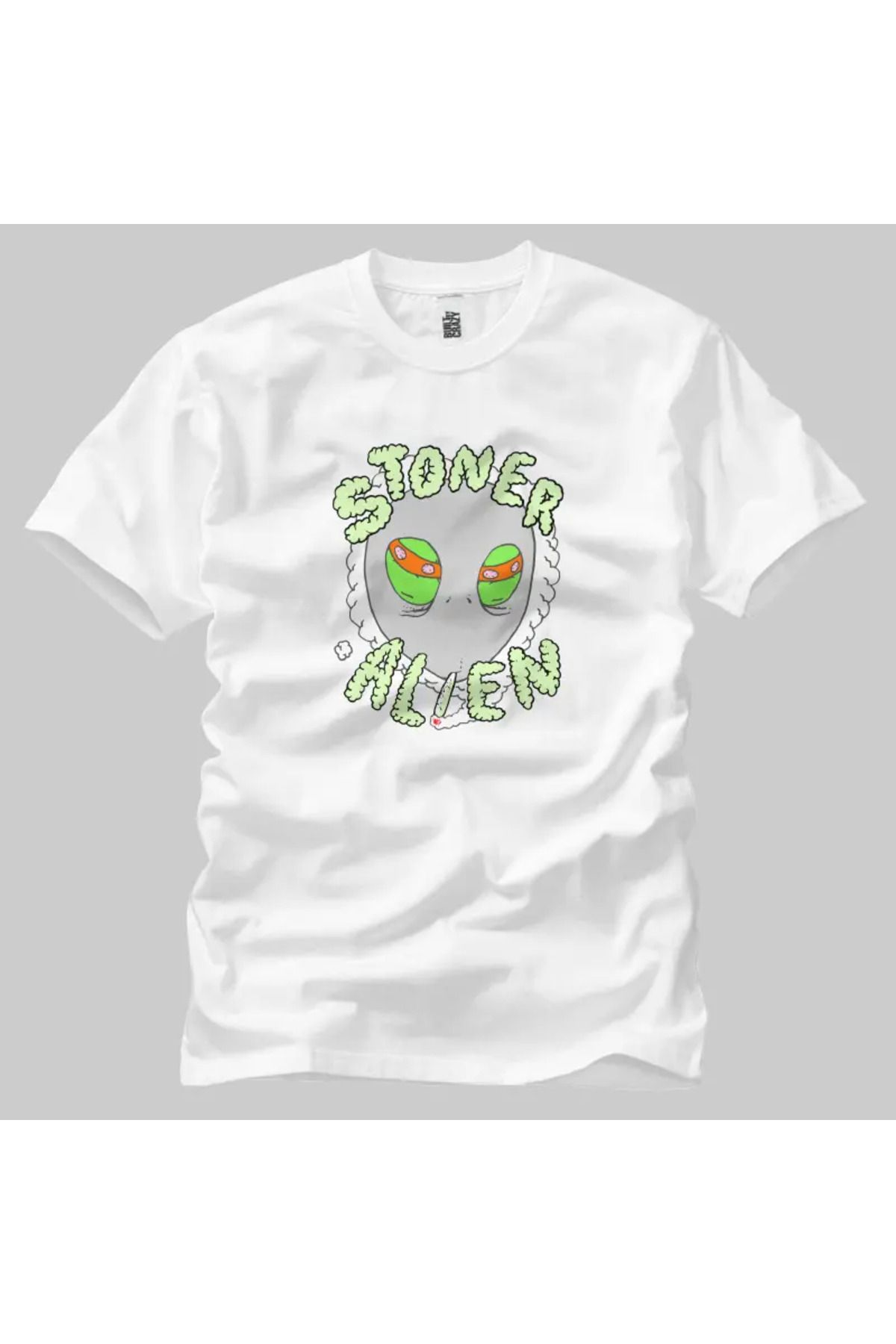 Built By Crazy Alien Stoner Alien Unisex Tişört