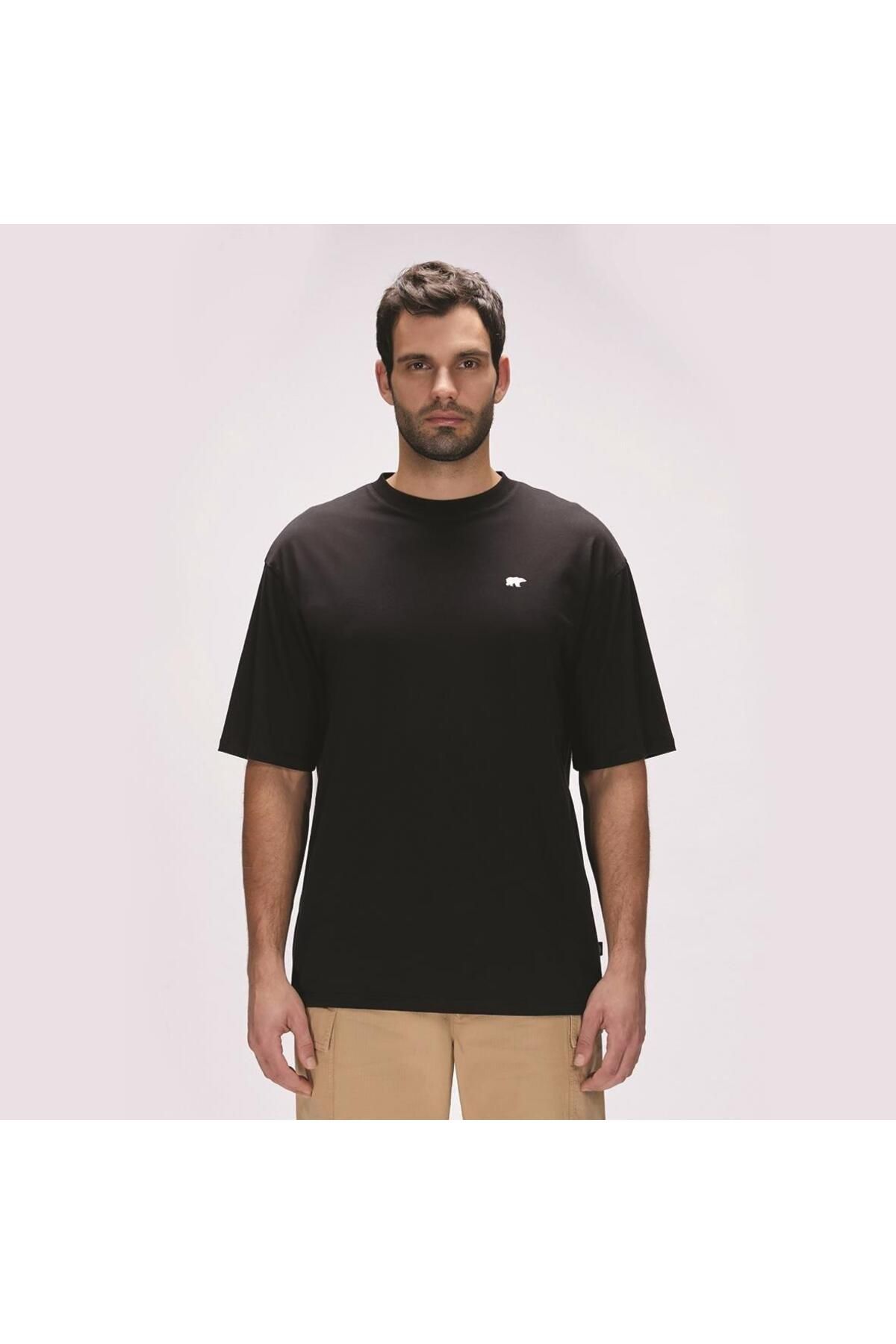 Bad Bear Damon Oversize Erkek T-Shirt - Siyah