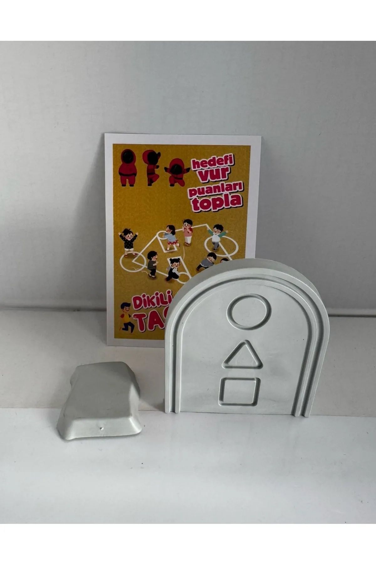 Mucizelerevi Squit Game Dikili Taş, Taş Devirme Oyunu 10x8 cm