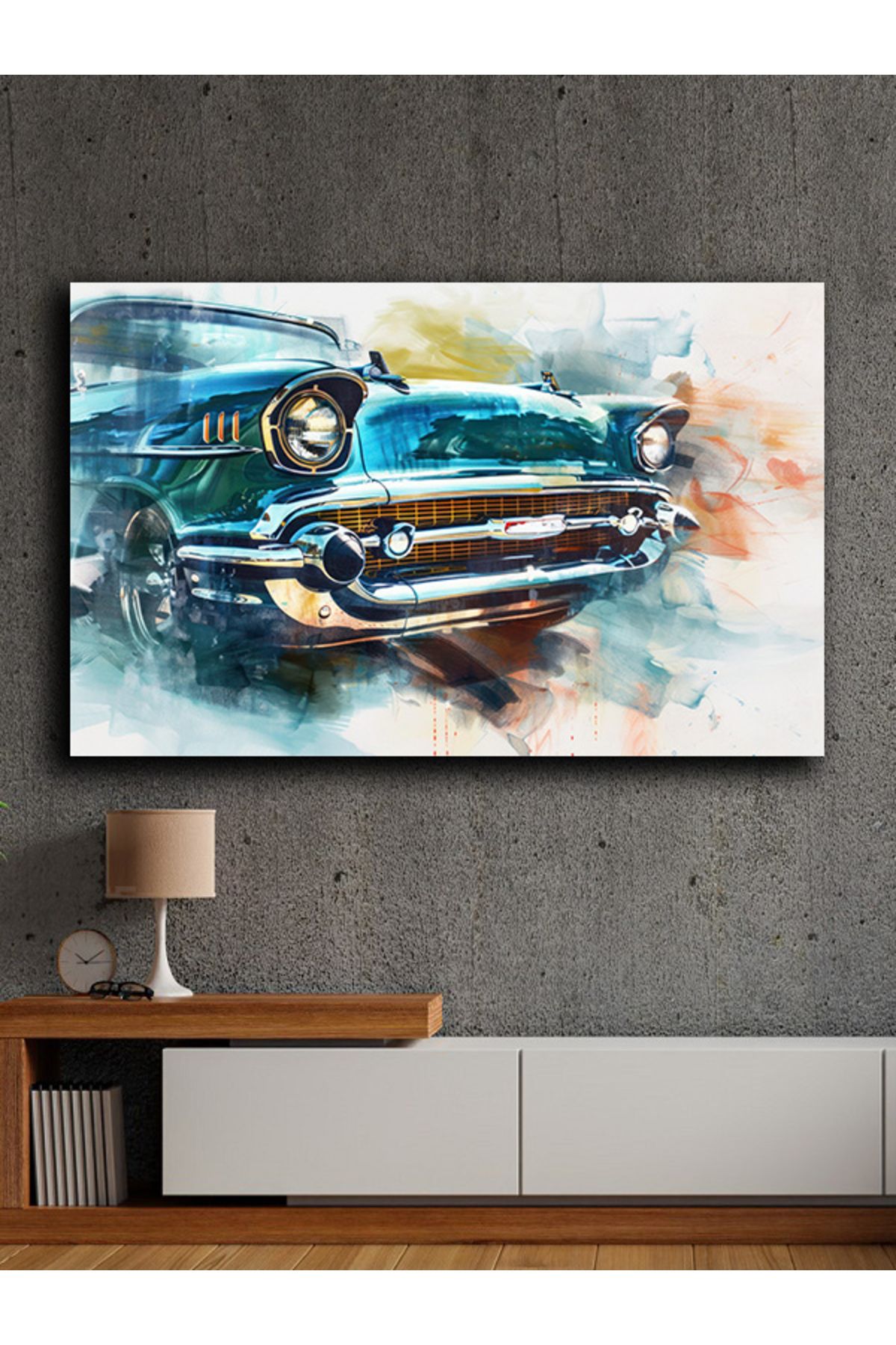 PRİME Concept Prime Concept soyut özel tasarım kanvas tablo 80x120