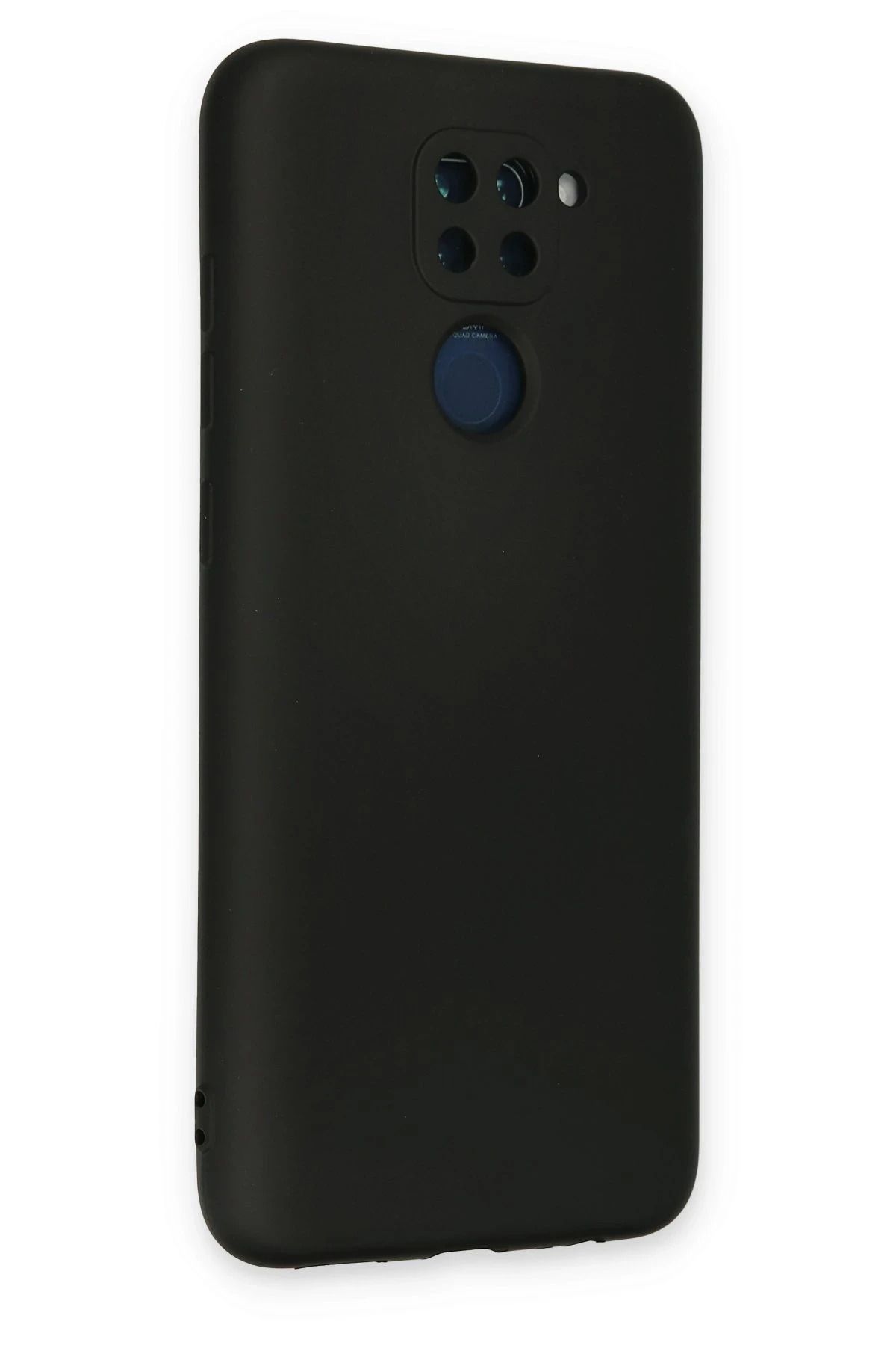 NewFace Xiaomi Redmi Note 9 Uyumlu Kılıf Nano içi Kadife Silikon - Siyah