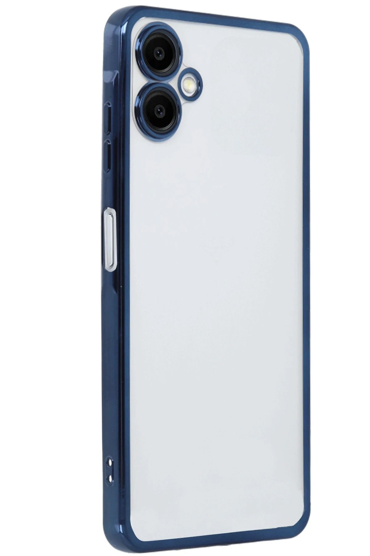 NewFace Samsung Galaxy A06 Kılıf Lensli Silikon - Lacivert JOJUA