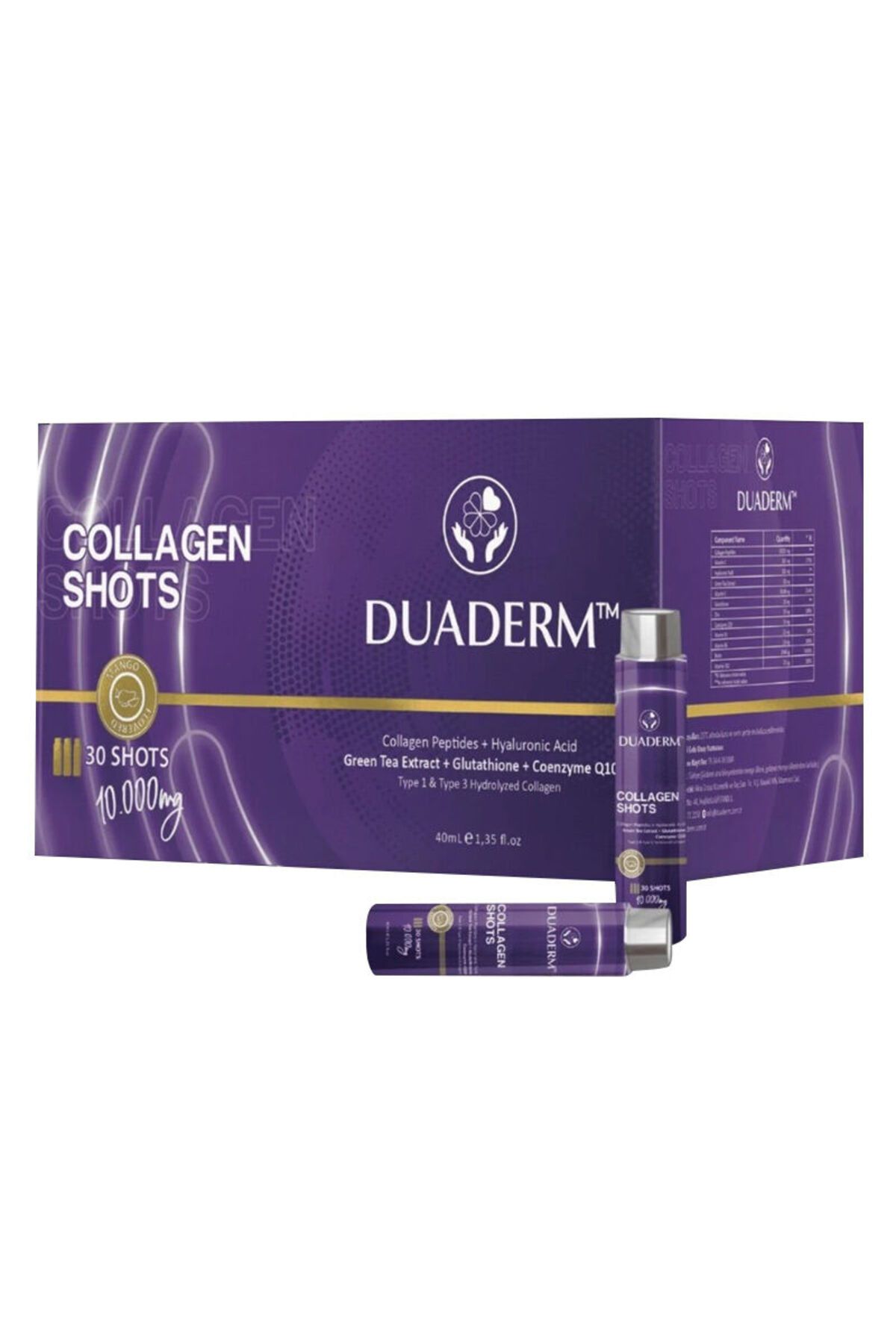 Duaderm Collagen Shots 40 ml x 30 Adet