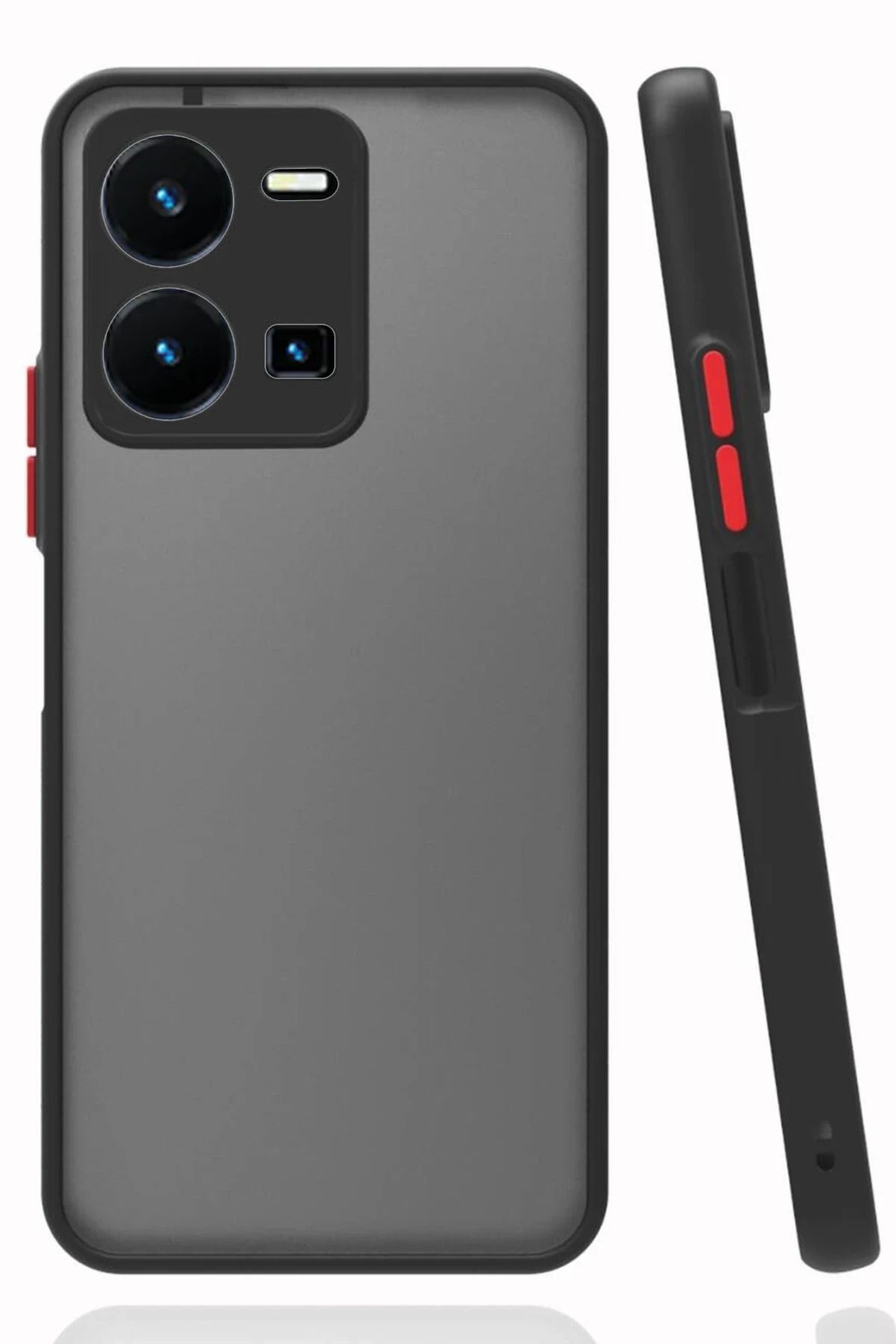 NewFace Samsung Galaxy M33 Kılıf Volet Silikon - Kırmızı MRAYD