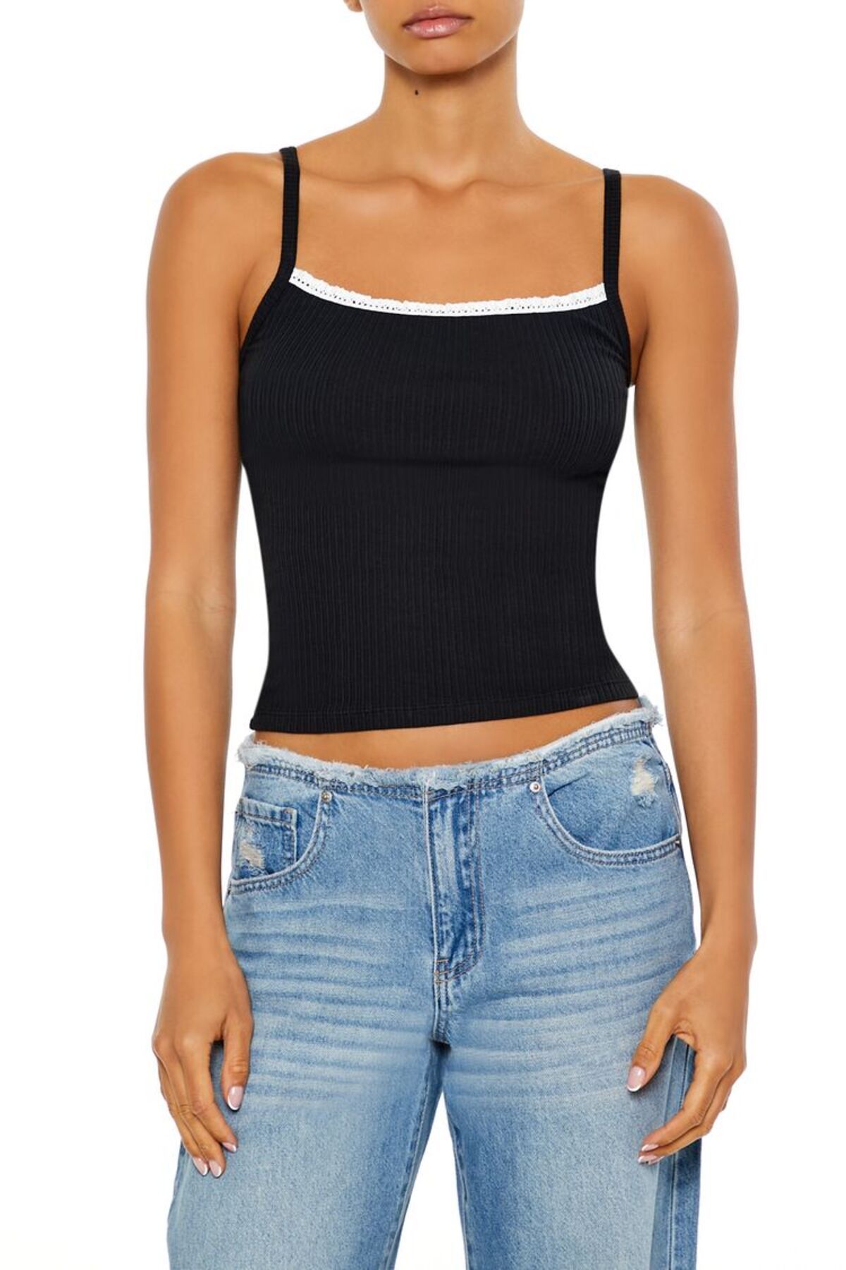 Forever 21 Ribanalı Dantel Detaylı Atlet