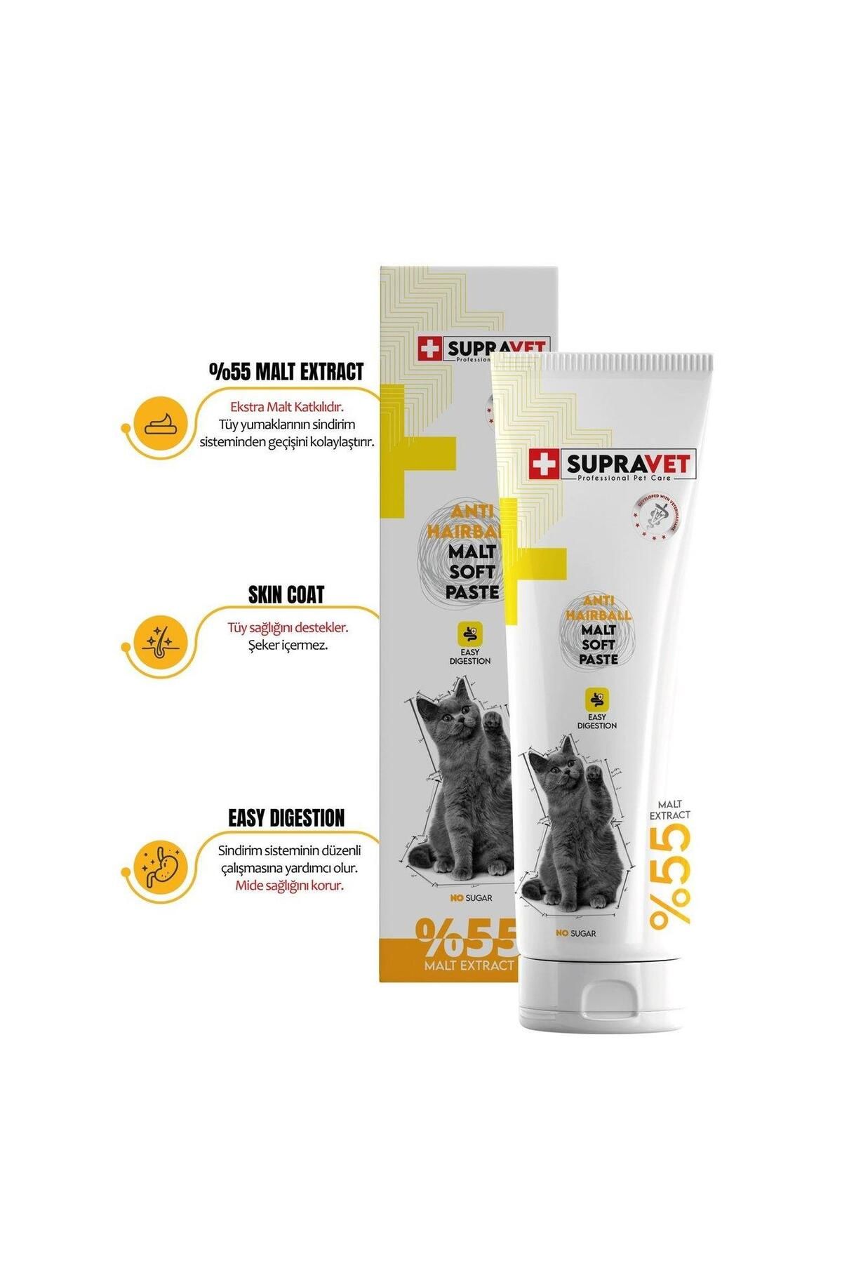 Supravet Anti Hairball Malt Paste 100 Gr