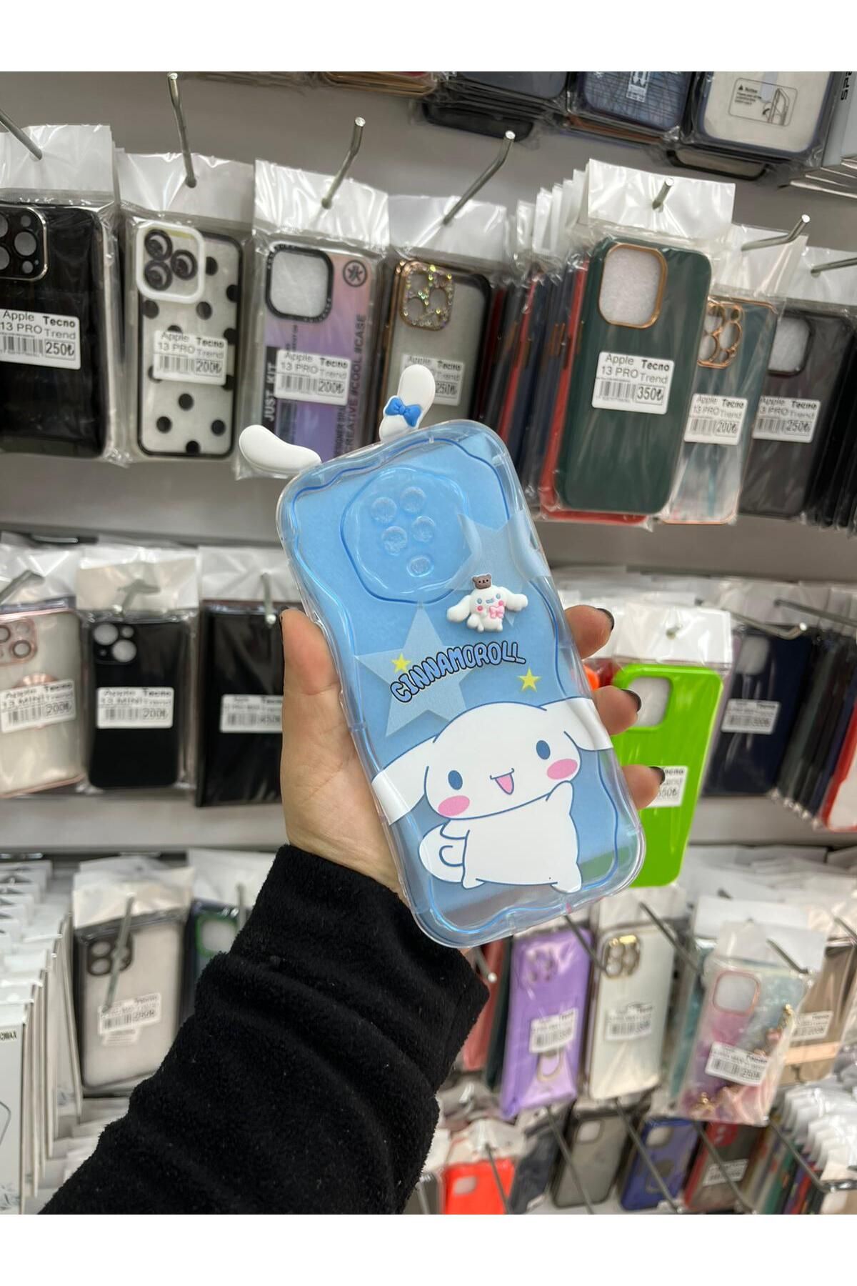 TECNOTREND Xiaomi Redmi Note 9 Pro 3D Desenli Kromi silikon kılıf
