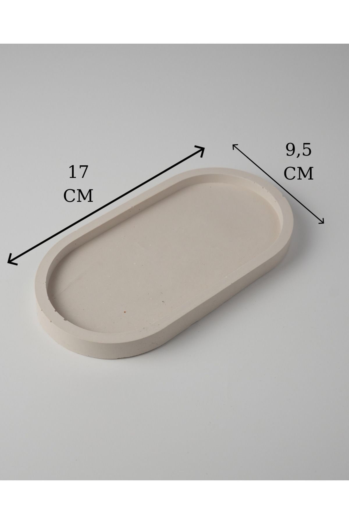 Kaju Creative Dekoratif Beton Makyaj Fırçalığı - Kalemlik / Tabaklı Set ( Mermer Desenler Değişiklik Gösterir)