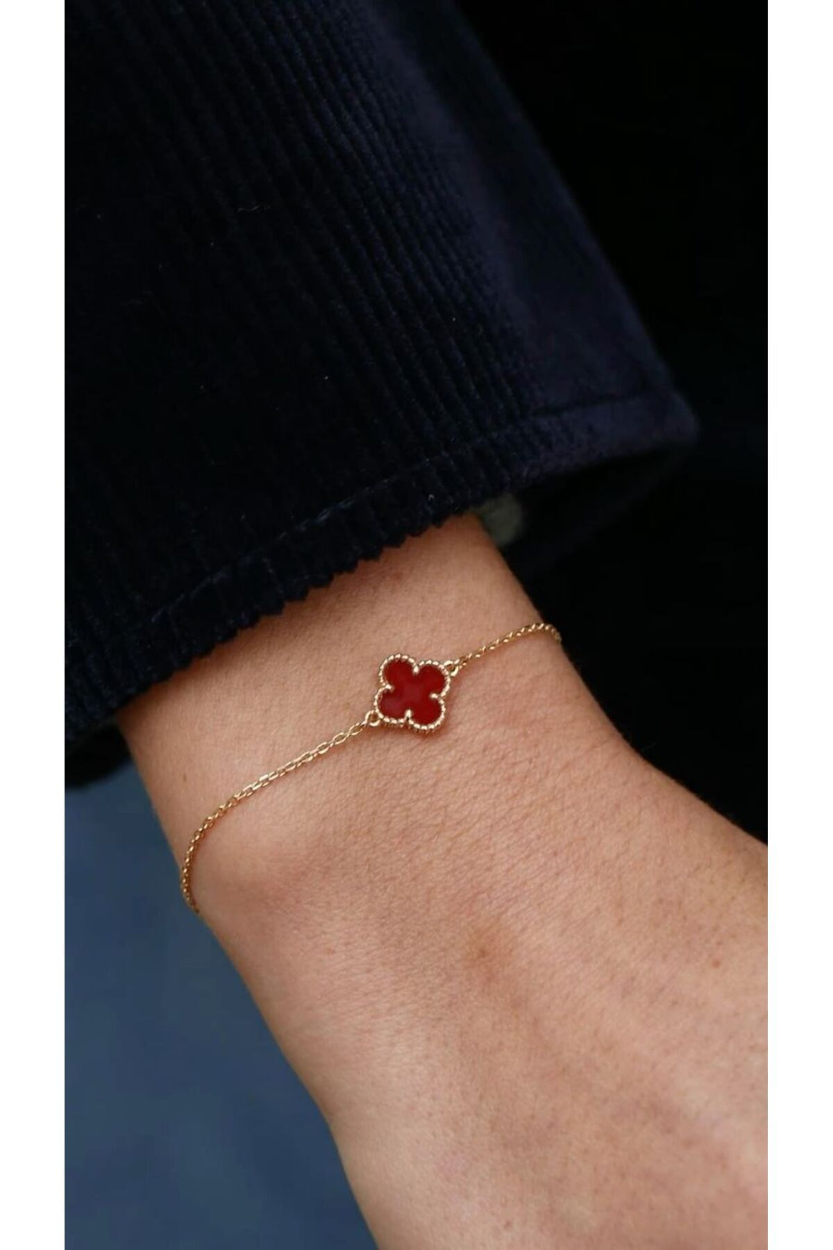 Store Kırmızı Yonca Bileklik , Van Cleef Bileklik