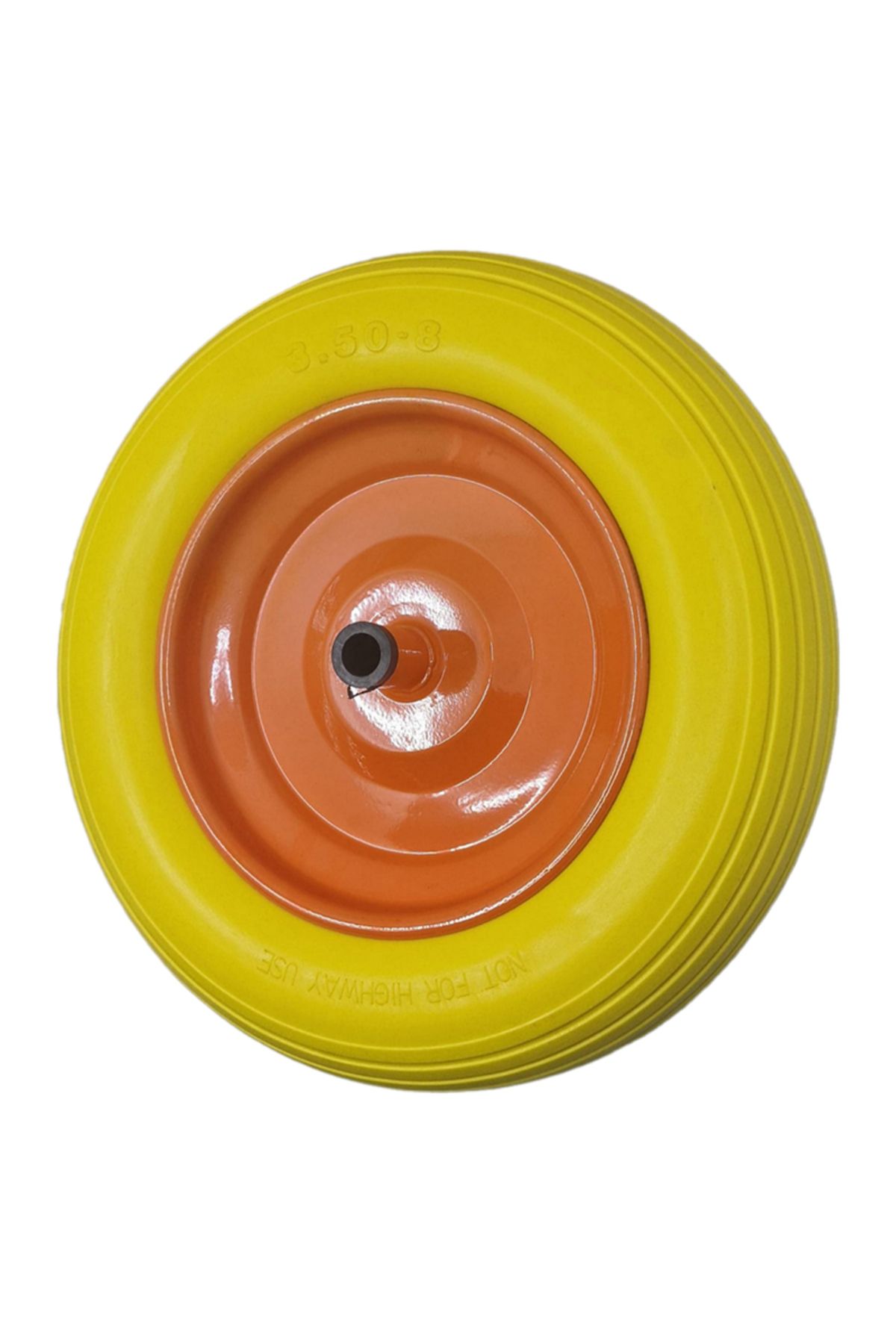 flores Roata Din Poliuretan Cu Butuc Pentru Roaba, Fara Camera, 3.50-8 - One Size