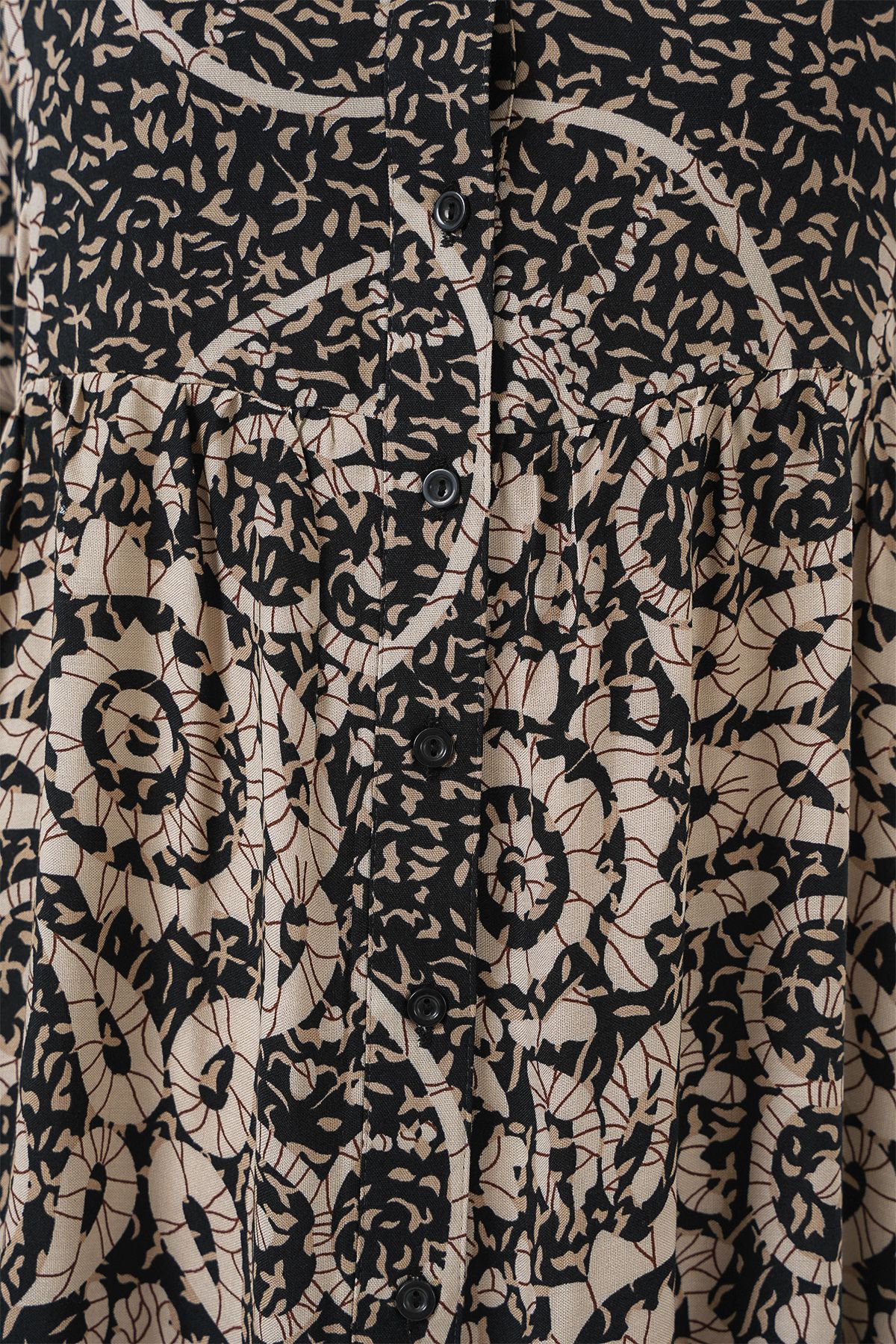 Bigdart-Black 9 Authentic Patterned Hijab Dress 5