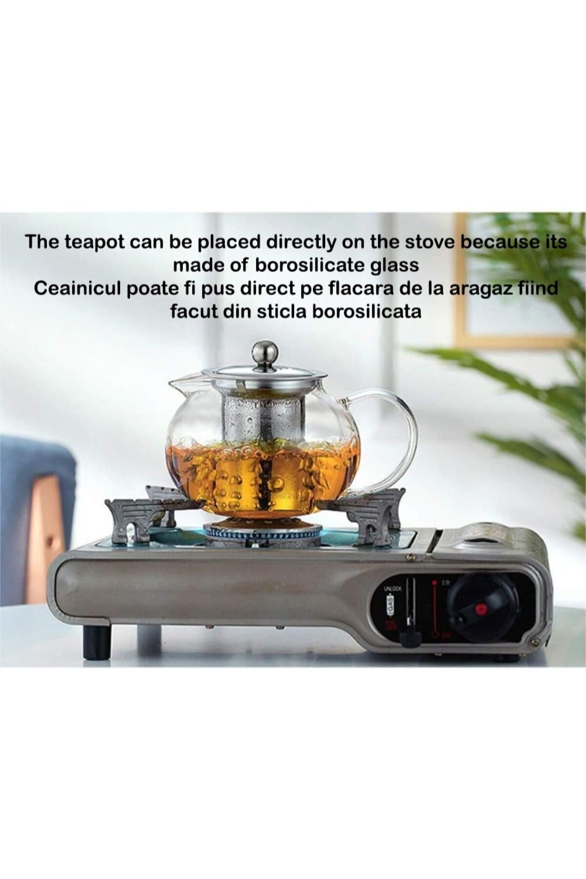Quasar & Co.-2-cup teapot set, Quasar & Co.®, with infuser, lid and 2 double-walled mugs, 650 ml/2x250 ml 5