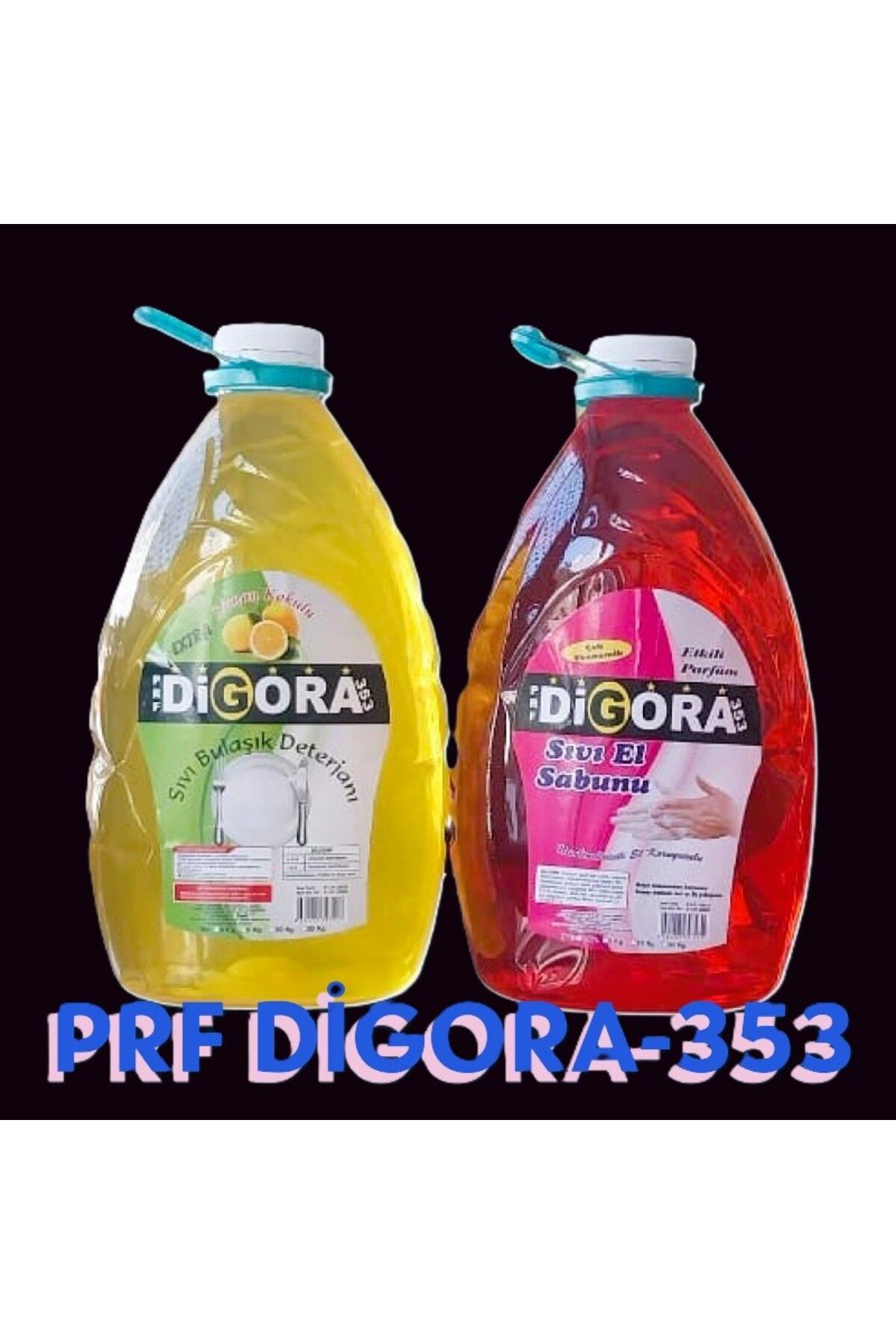 PrfDigora PRF DİGORA -353 ÇOK AMAÇLI HİJYEN 2 Lİ SIVI EL SABUNU VE BULAŞIK DETERJANI