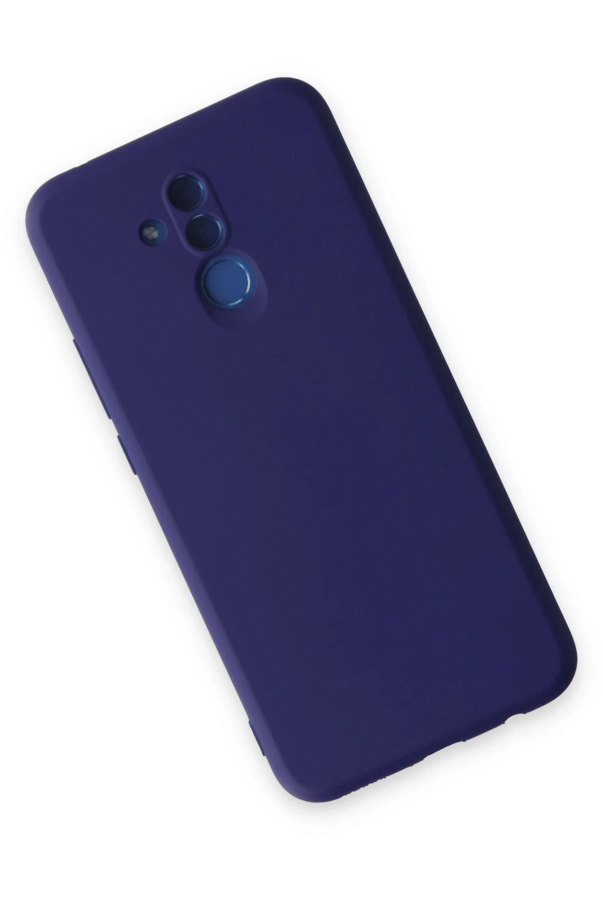 NewFace Huawei Mate 20 Lite uyumlu Kılıf Nano içi Kadife Silikon - Mor