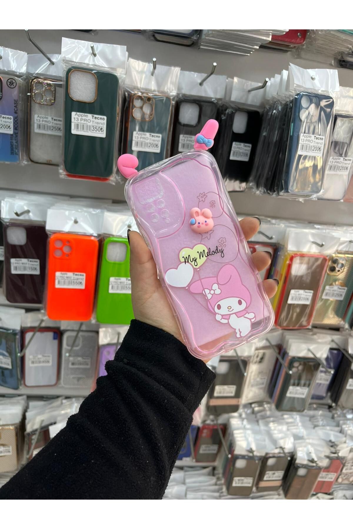 TECNOTREND Xiaomi Redmi Note 11 Pro 3D Desenli Kromi silikon kılıf