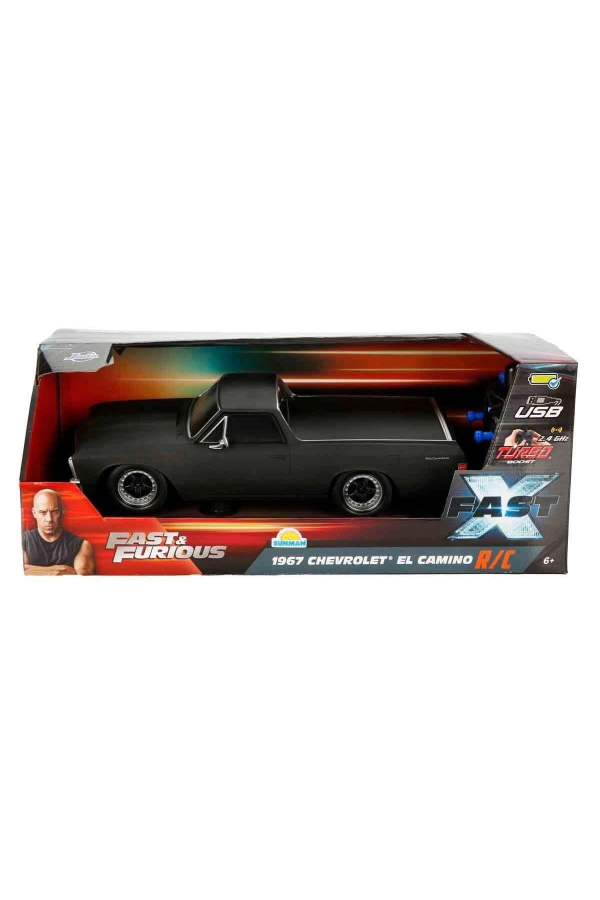 karadağsb 8429 1:16 Fast & Furious 1967 Chevrolet El Camino Usb Şarjlı Uzaktan Kumandalı Araba