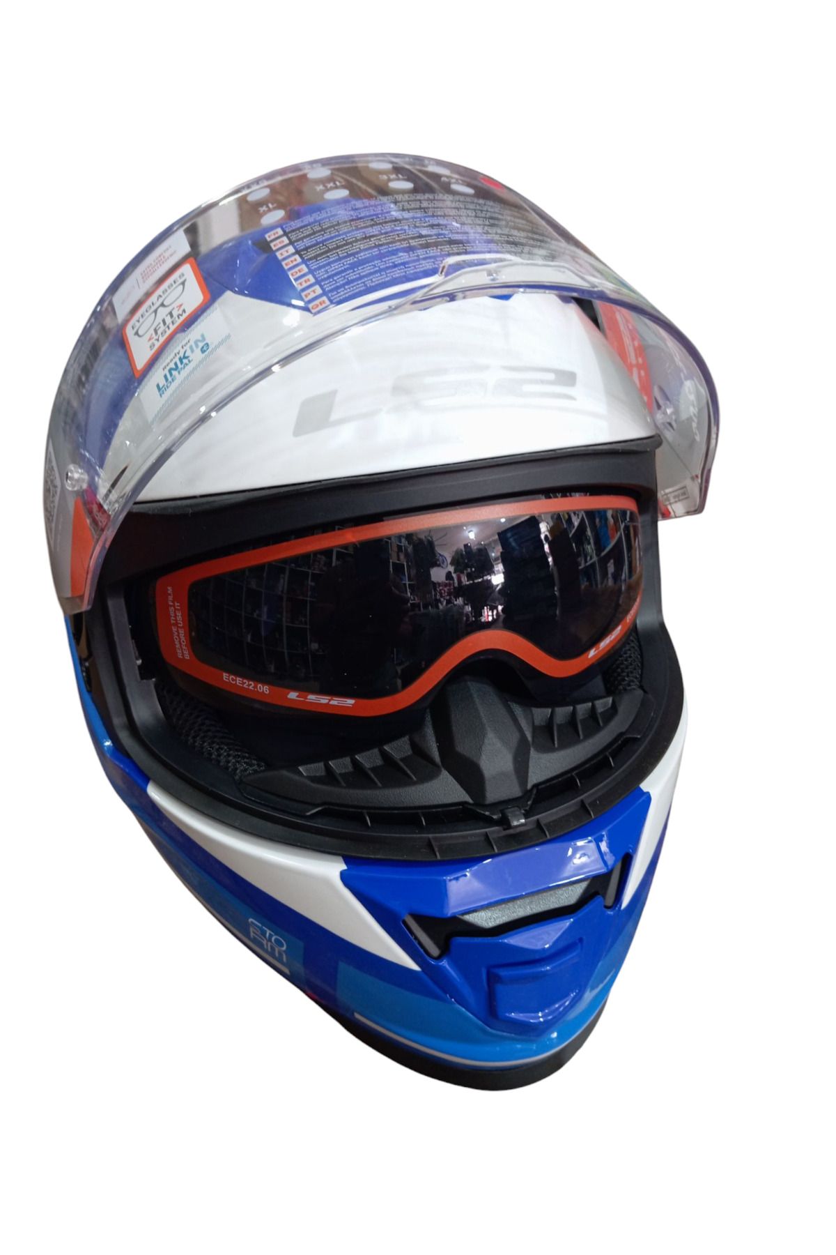LS2 STORM II VİZÖRLÜ XL BEDEN 61.62 1550 +50 GR ECE BELGELİ