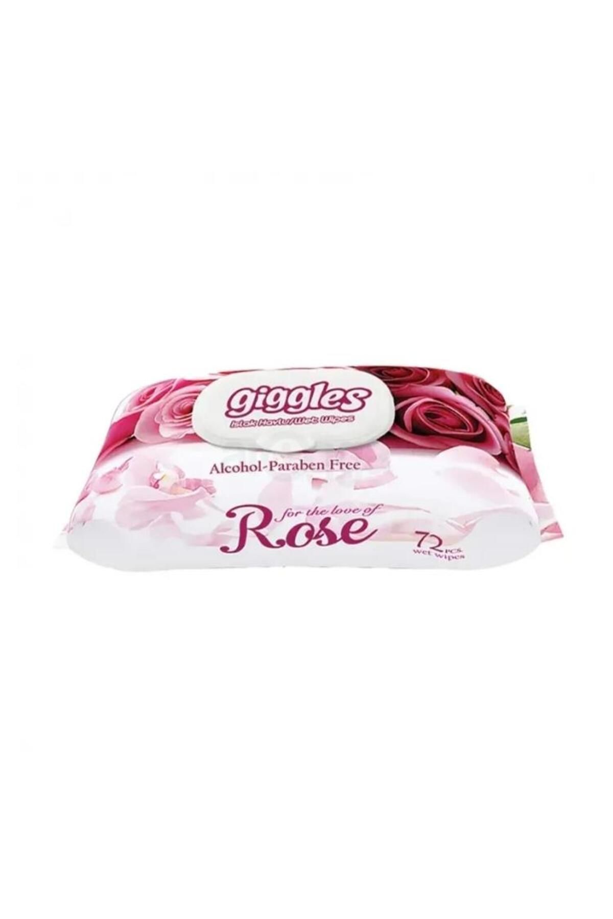 gigless Giggles Islak Havlu Gül Kokulu 72'li