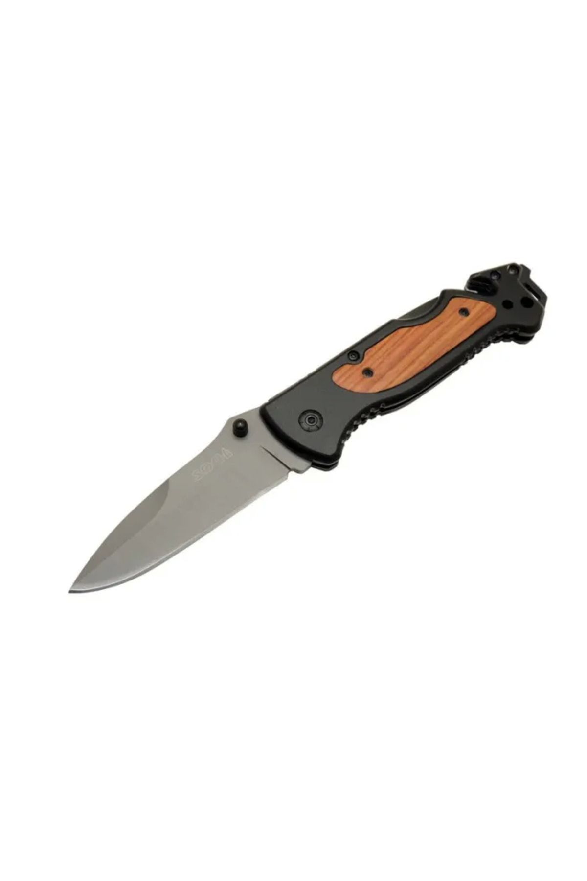 ETC Kurtarma Çakısı 20 Cm Siyah Kemerlikli - ETC9225-8394