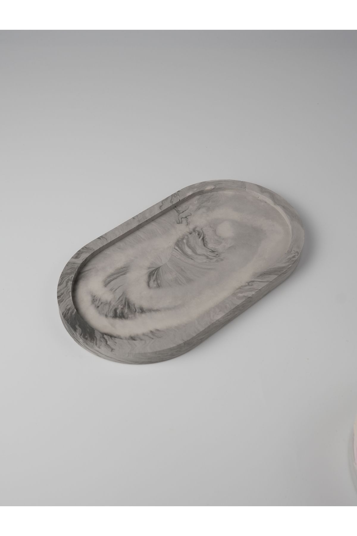 Kaju Creative Dekoratif Beton Tabak - Takı Tabağı - Anahtarlık - 9,5x17 / 11,5x20