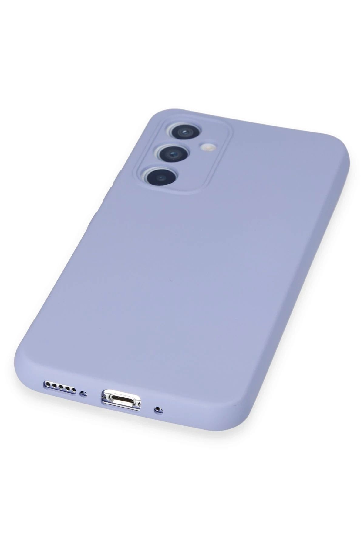 NewFace Galaxy A34 5G Uyumlu Kılıf Nano içi Kadife Silikon - Lila MRAYD