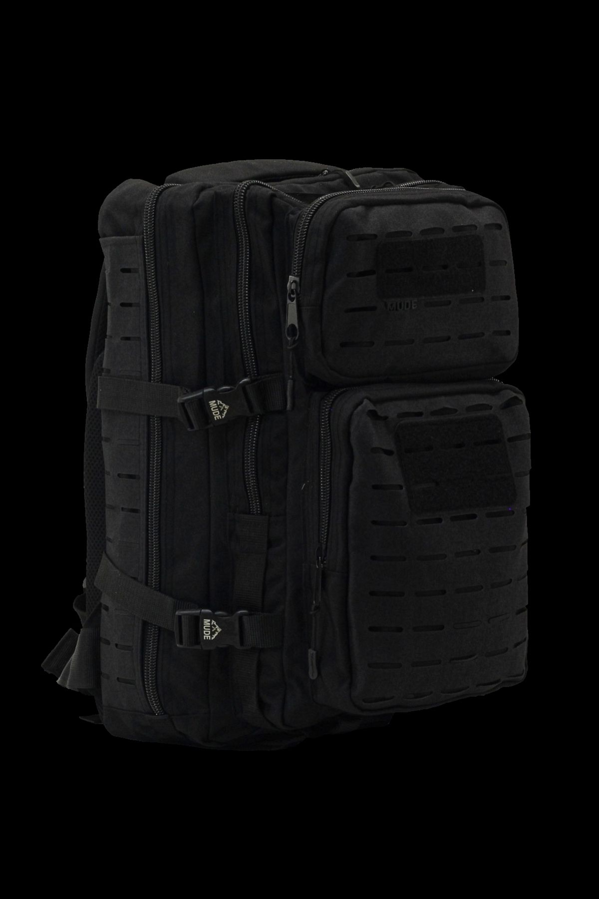 Astüm Askeri Malzeme 50 Litre Lazer Kesim Siyah Cordura Kumaş Sırt Çantası