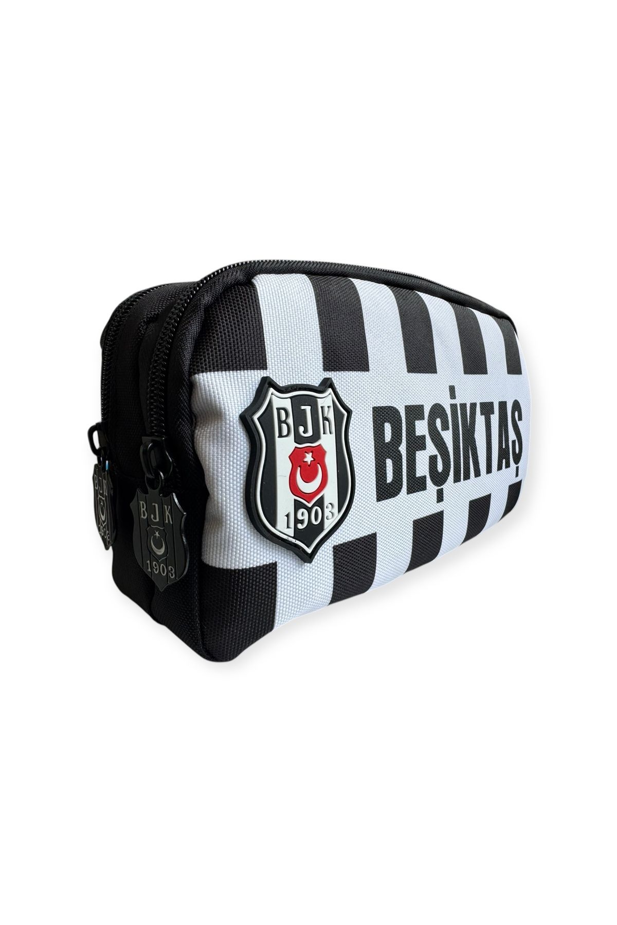 Polin Beşiktaş Lisanslı Jumbo Boy Çift Gözlü Kalem Çantası
