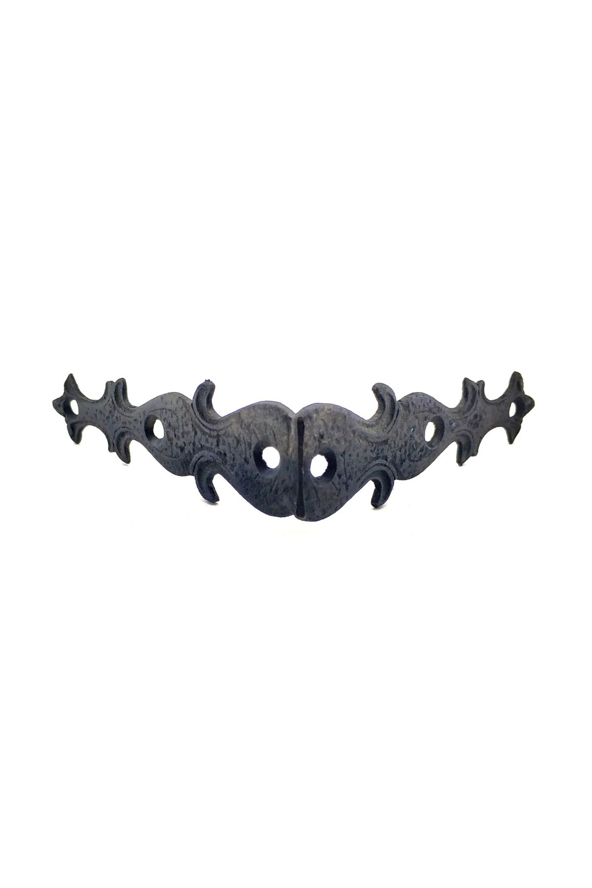 gizmurstore Antika Tarz Dekoratif Pirinç Kelebek Gönye - Yan 105x105 Mm Oksit - GMS5411-8728