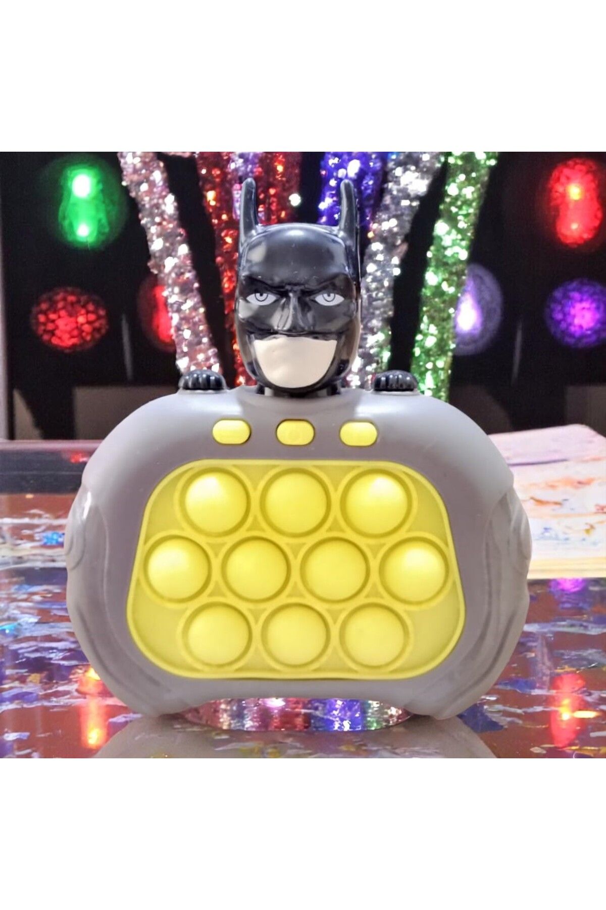 Kuzey VIP YÜKSEK KALİTE BATMAN POPİT BATMAN YENİ NESİL POPİT OYUNCAK POPİT SESLİ RENKLİ LED IŞIKLI POPİT